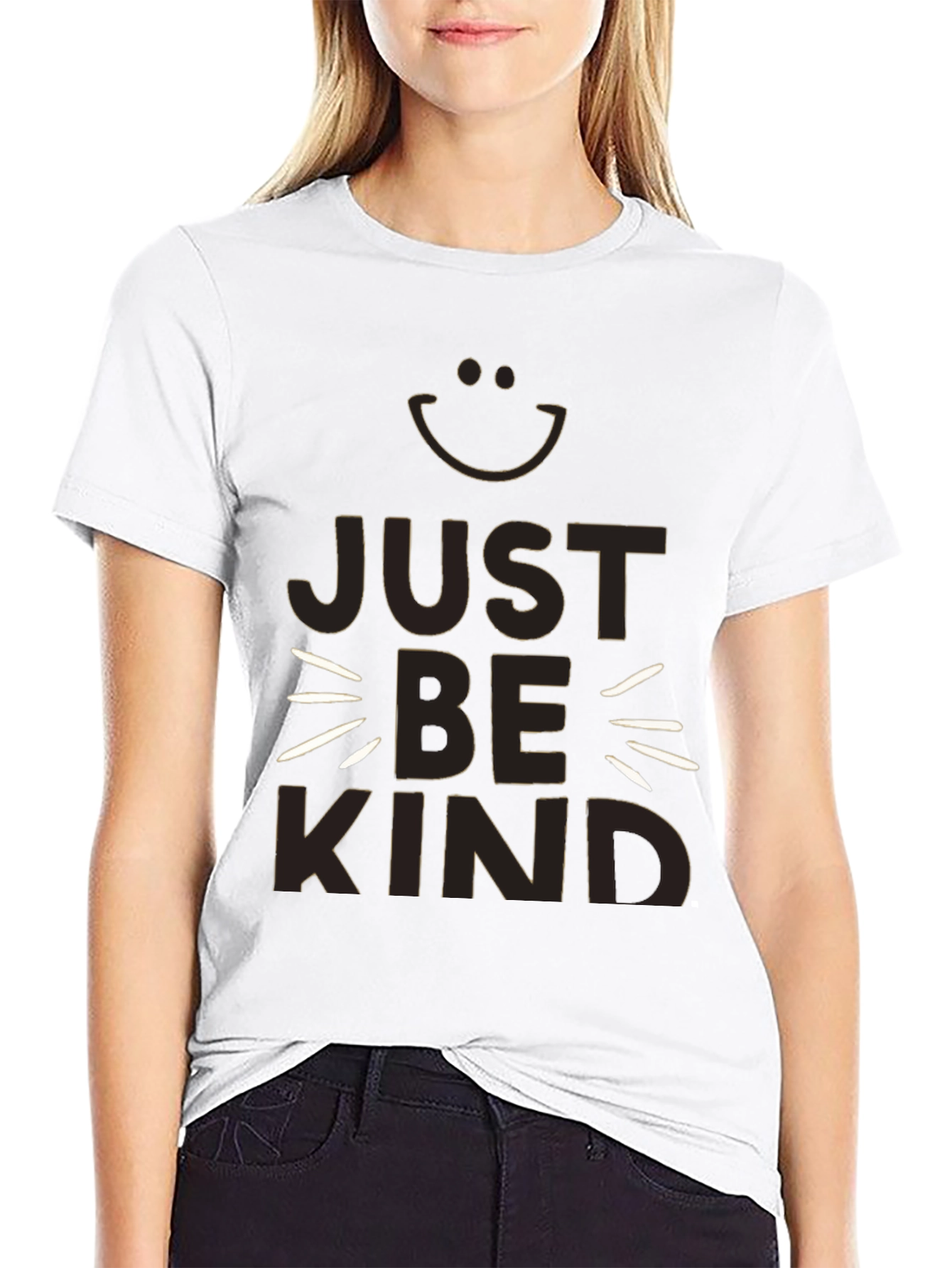 Camiseta Negra Just Be Kind Hombre
