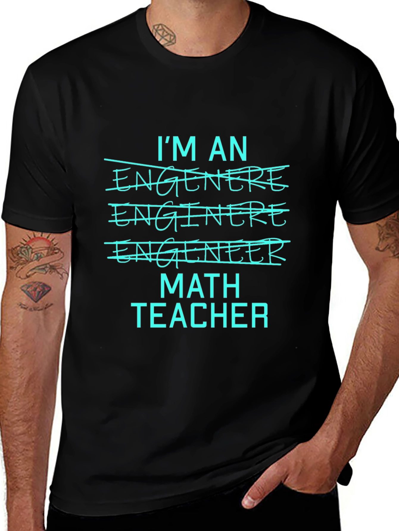 Camiseta Hombre Soy Profesor de Matemáticas