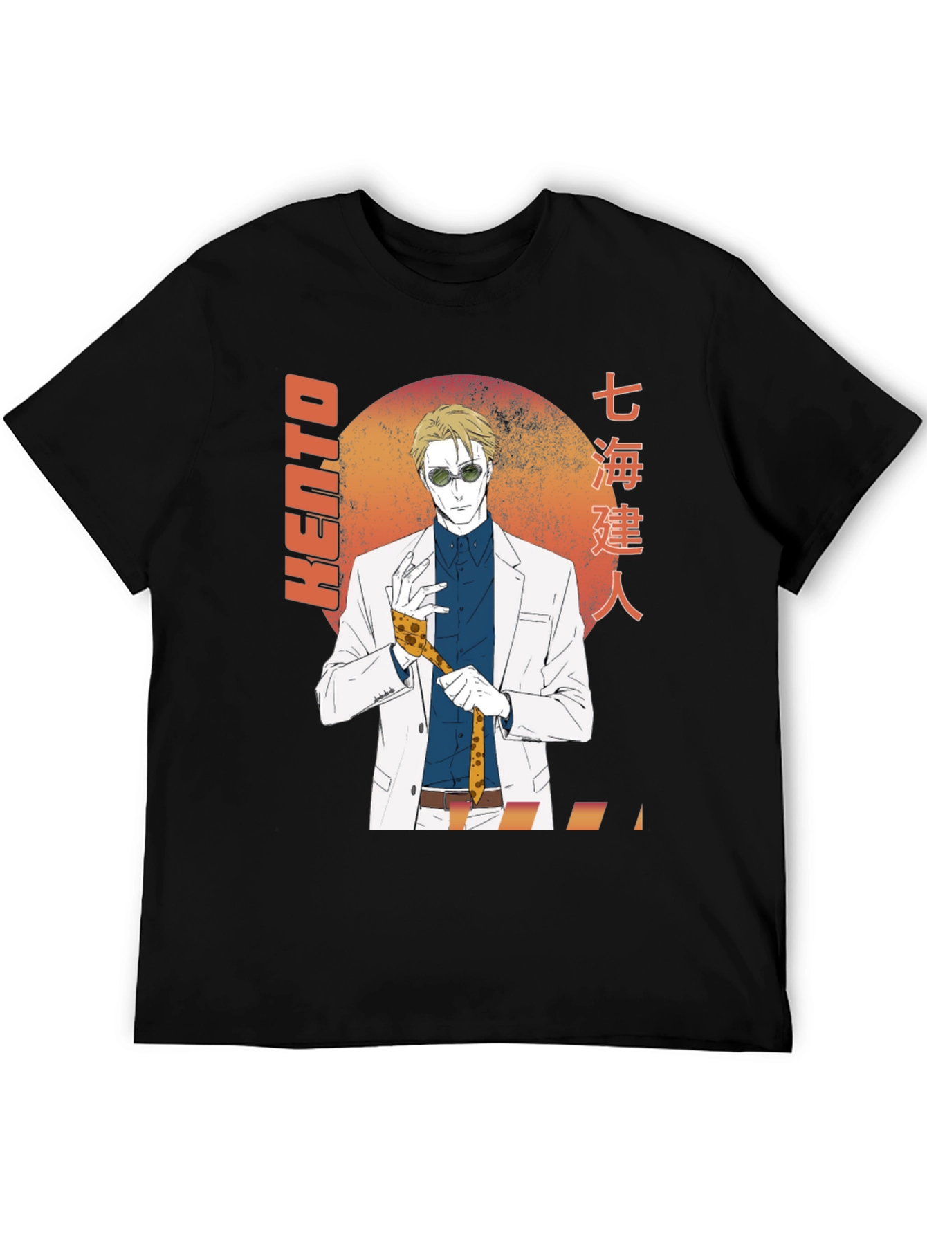 Camiseta Negra Nanami Kento - Estilo Anime