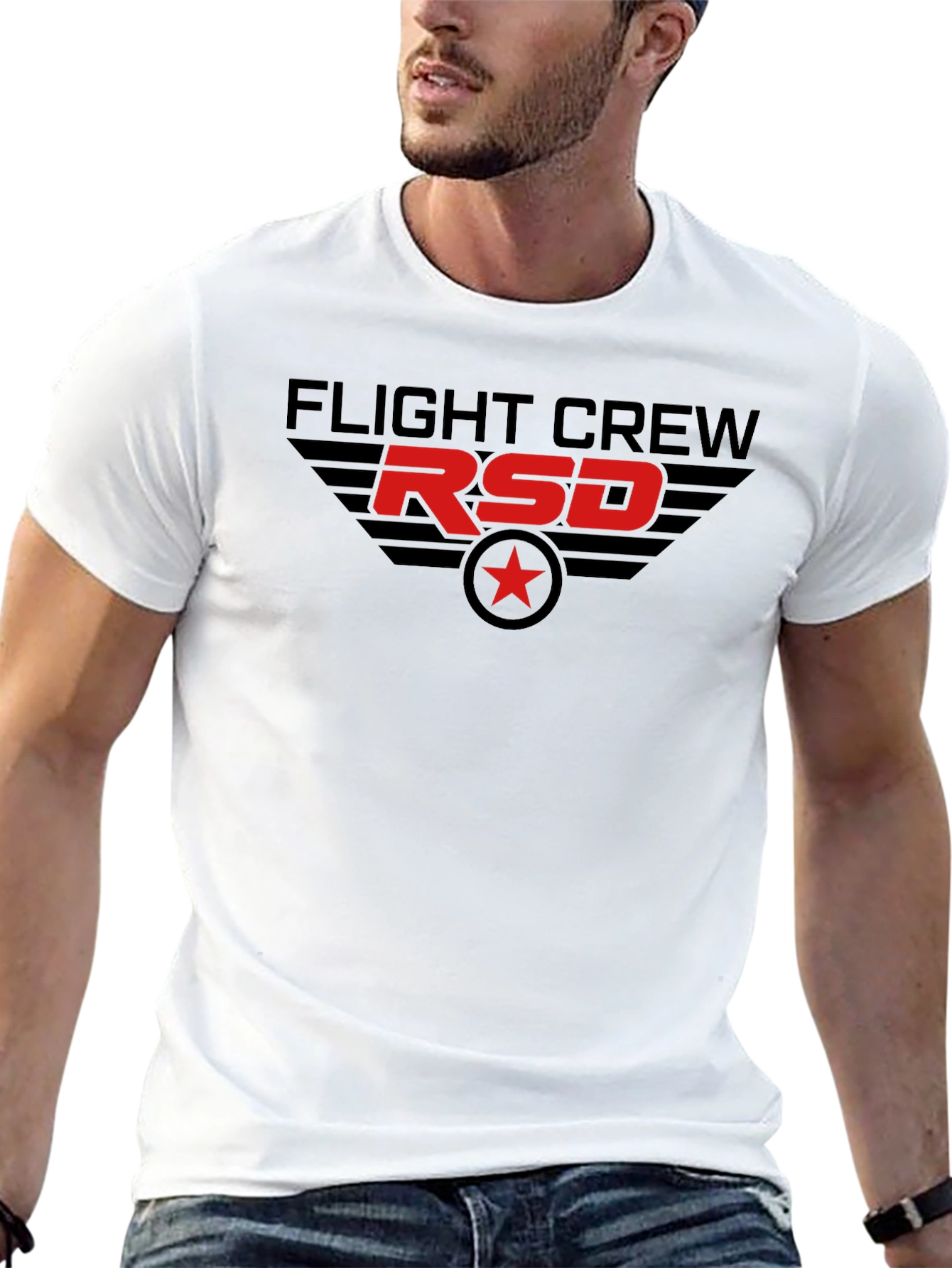 Camiseta Negra RSD Flight Crew