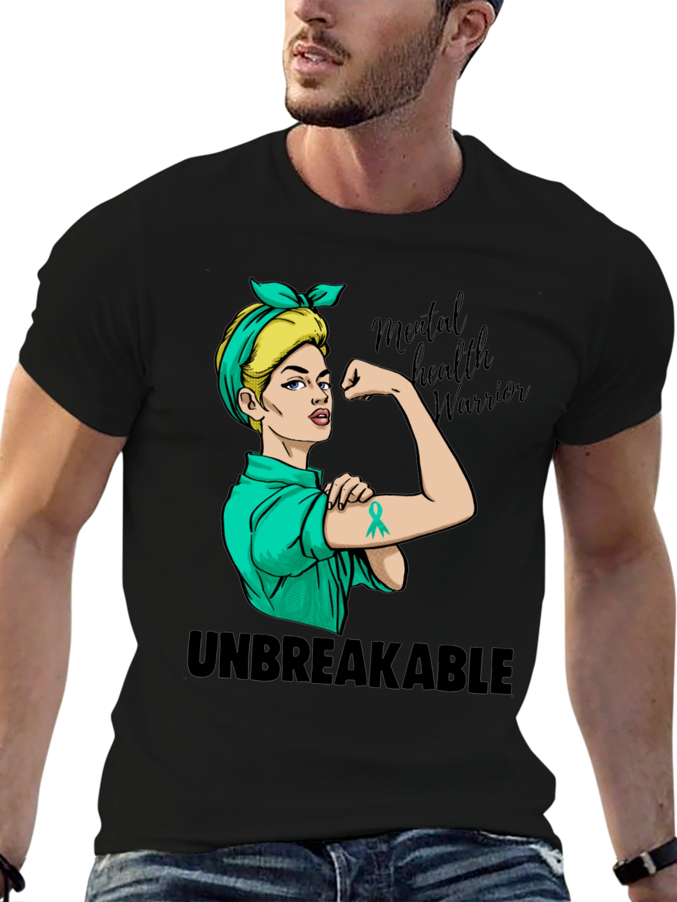 Camiseta Mujer Fuerte Salud Mental
