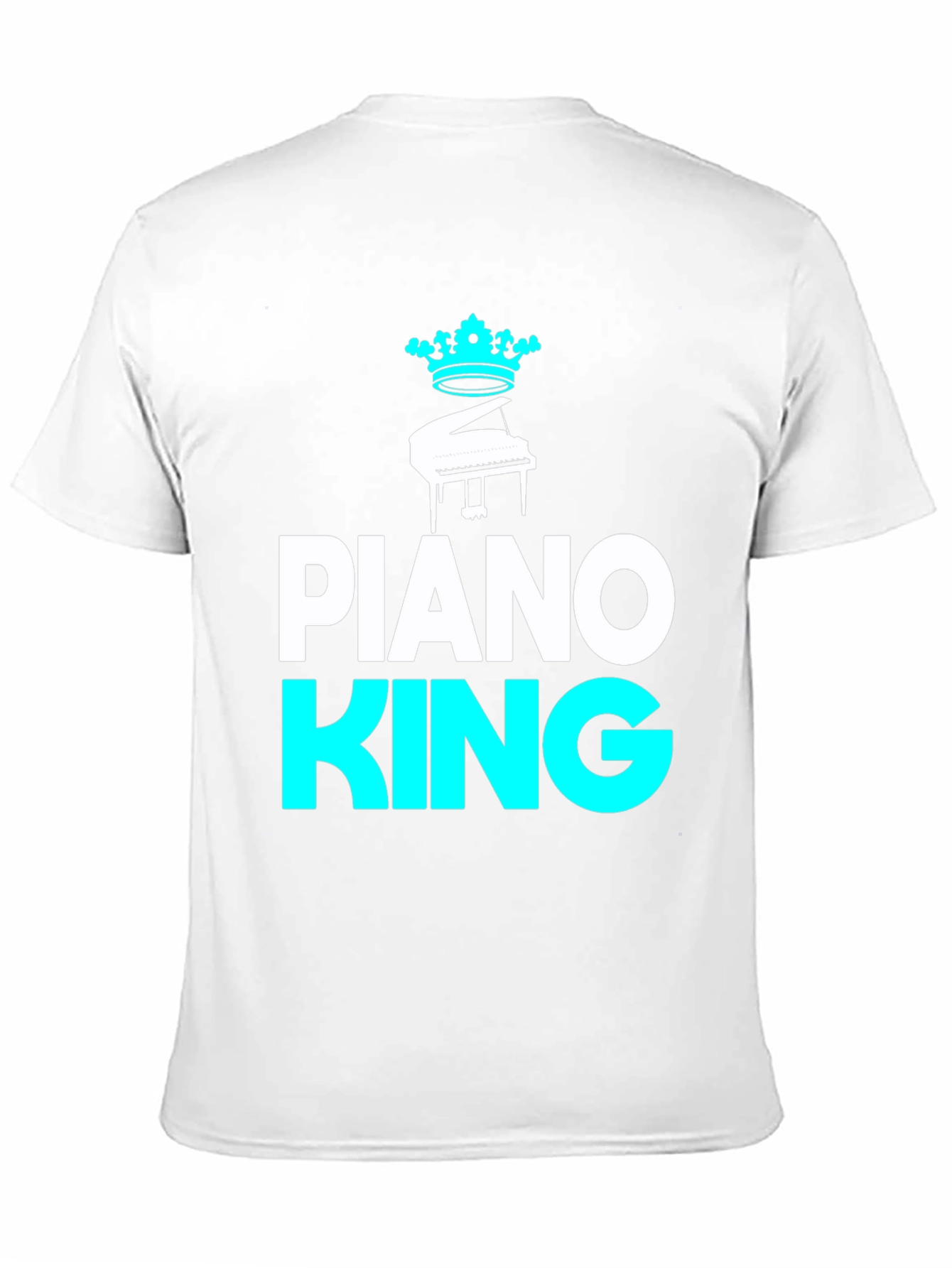 Camiseta Rey Piano para amantes de la música