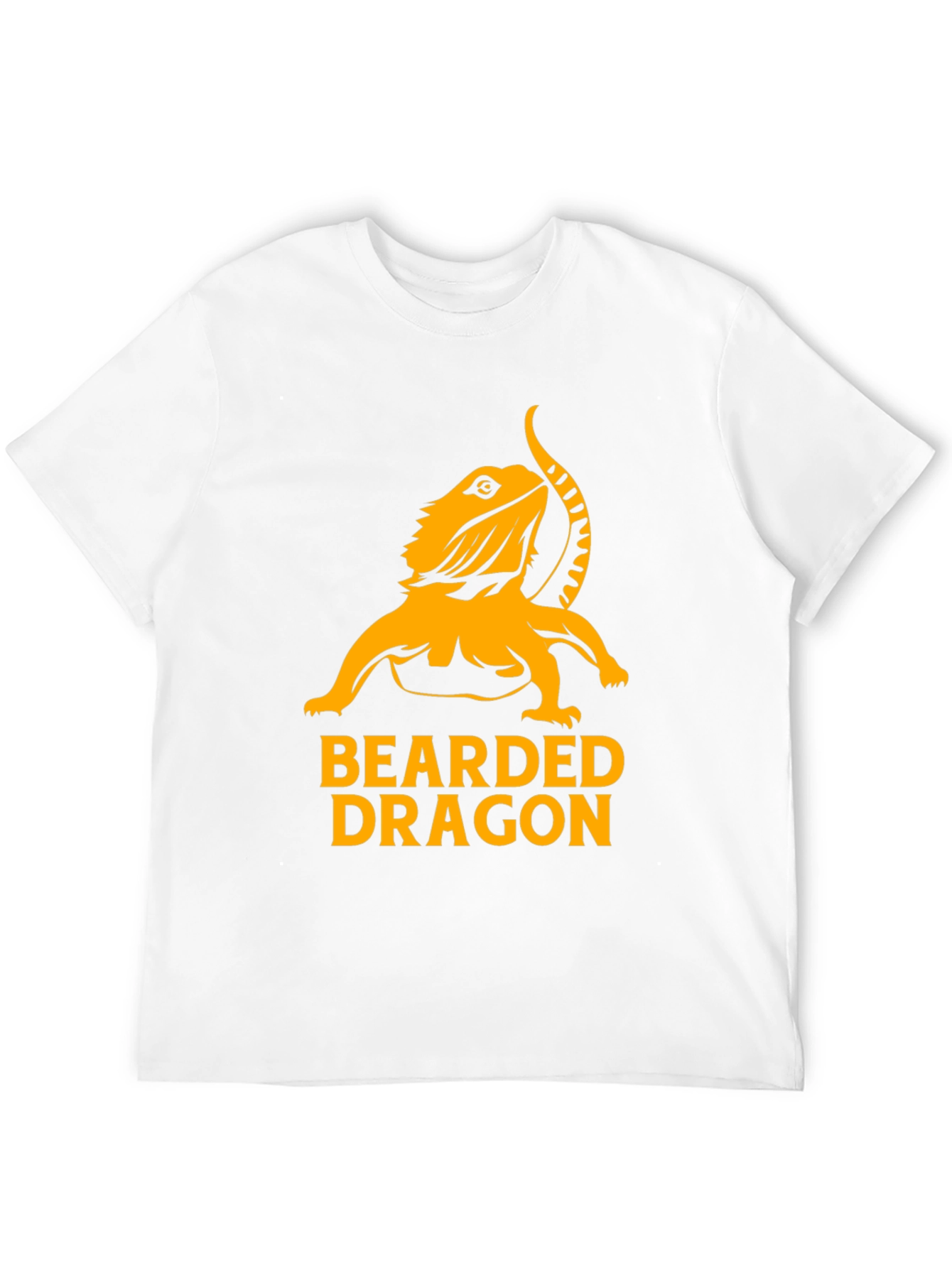 Camiseta Negra con Diseño de Dragón Barbudo
