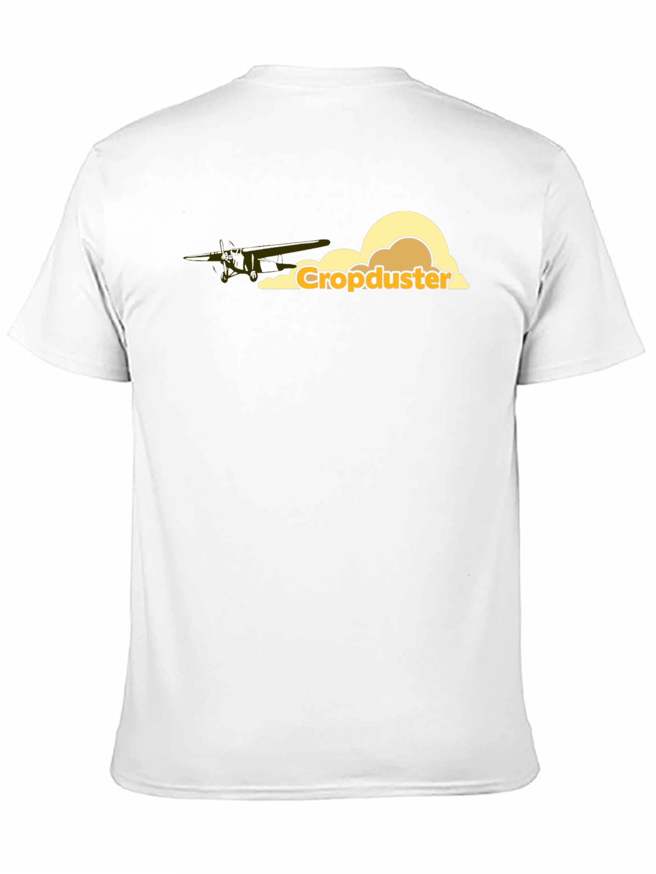 Camiseta Negra Cropduster Algodón Estilo Casual