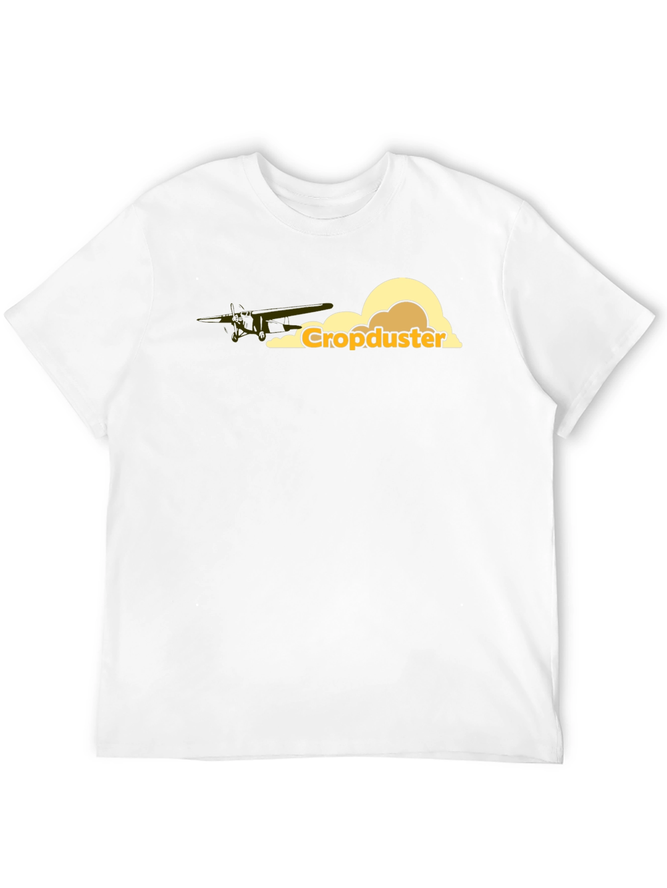 Camiseta Negra Cropduster Algodón Estilo Casual