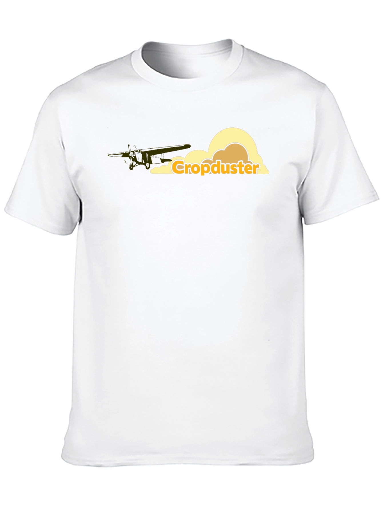 Camiseta Negra Cropduster Algodón Estilo Casual