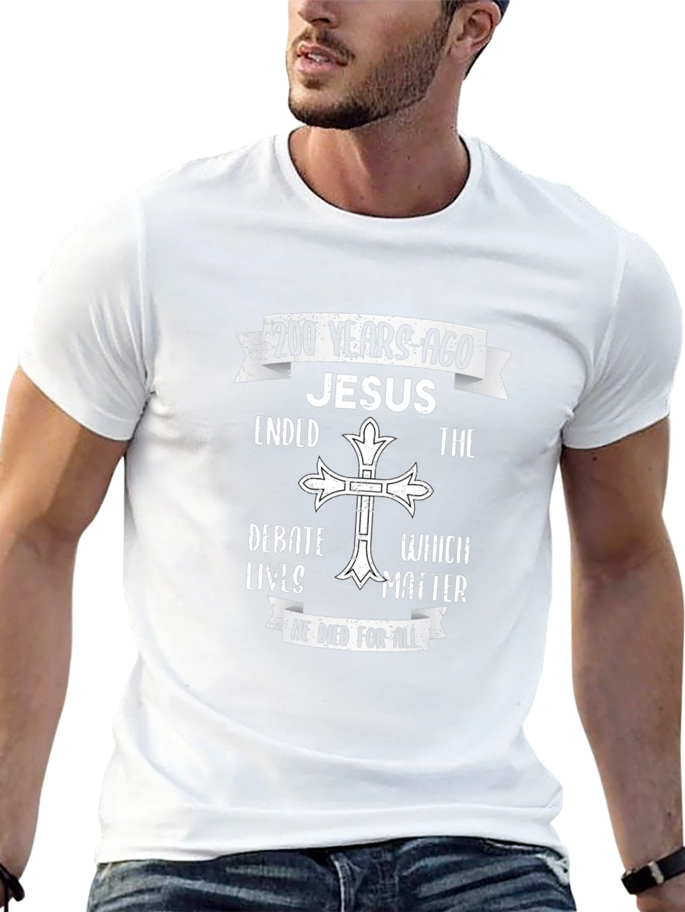 Camiseta Cristiana 2000 Years Ago Jesus