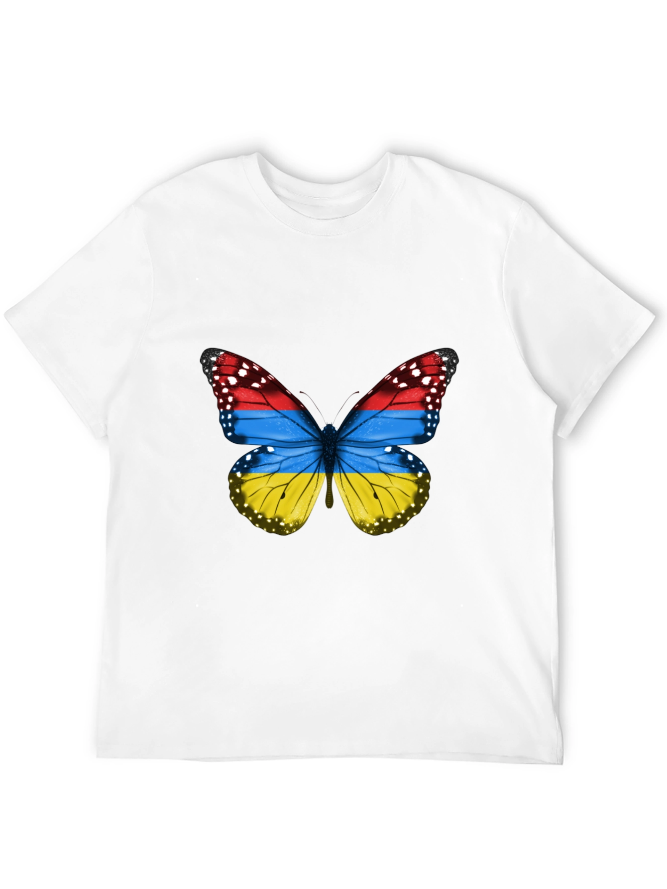 Camiseta Negra con Mariposa Armenia