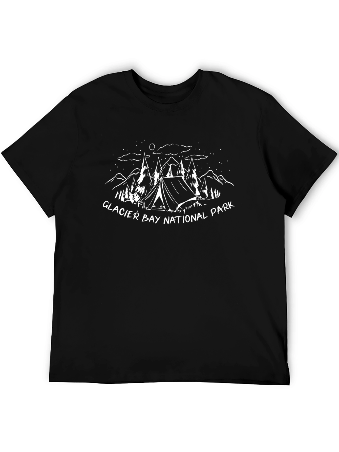 Camiseta Negra Parque Nacional Glacier Bay