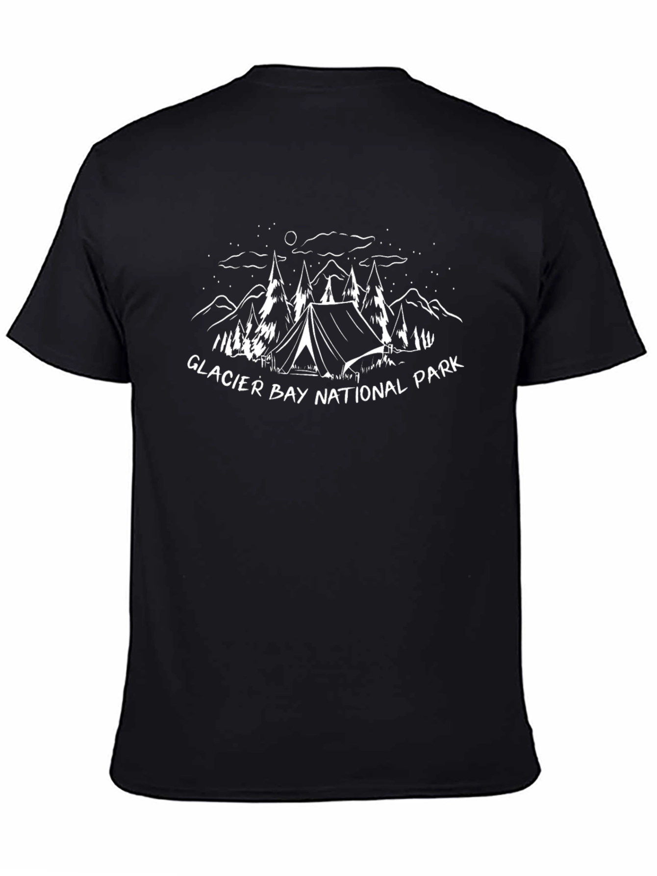 Camiseta Negra Parque Nacional Glacier Bay