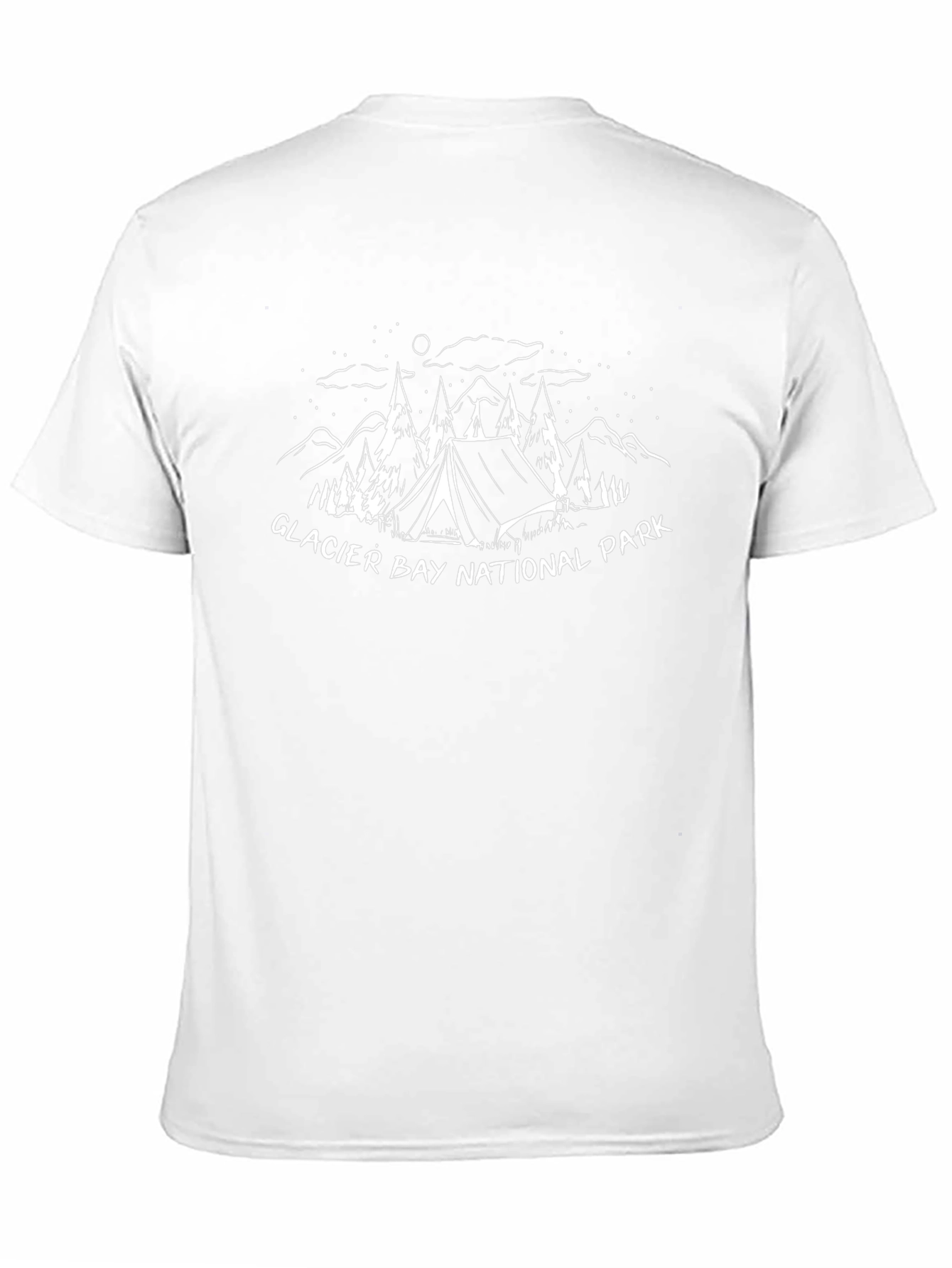 Camiseta Negra Parque Nacional Glacier Bay