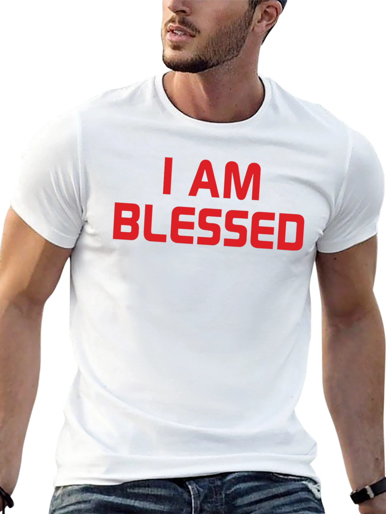 Camiseta Negra: I AM BLESSED