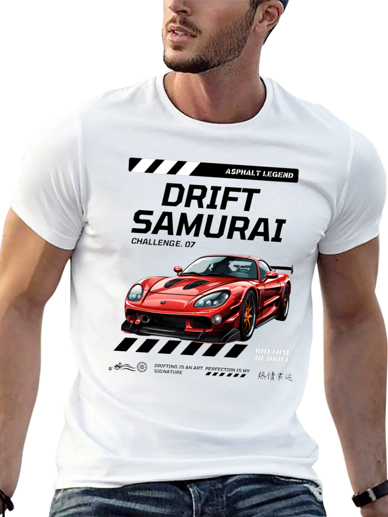Camiseta Drift Samurai - Asphalt Legend