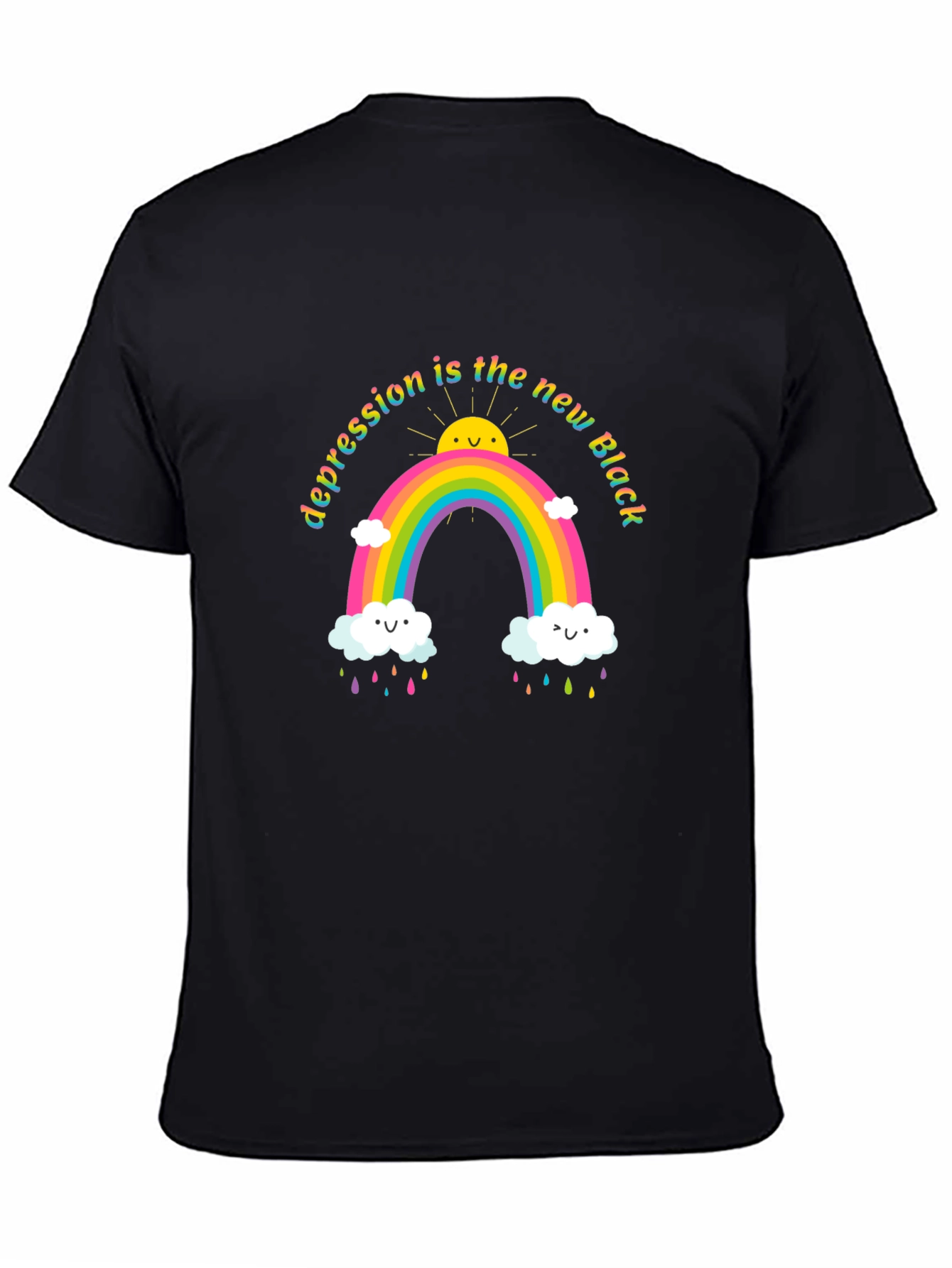 Camiseta Negra Depresión es el Nuevo Negro