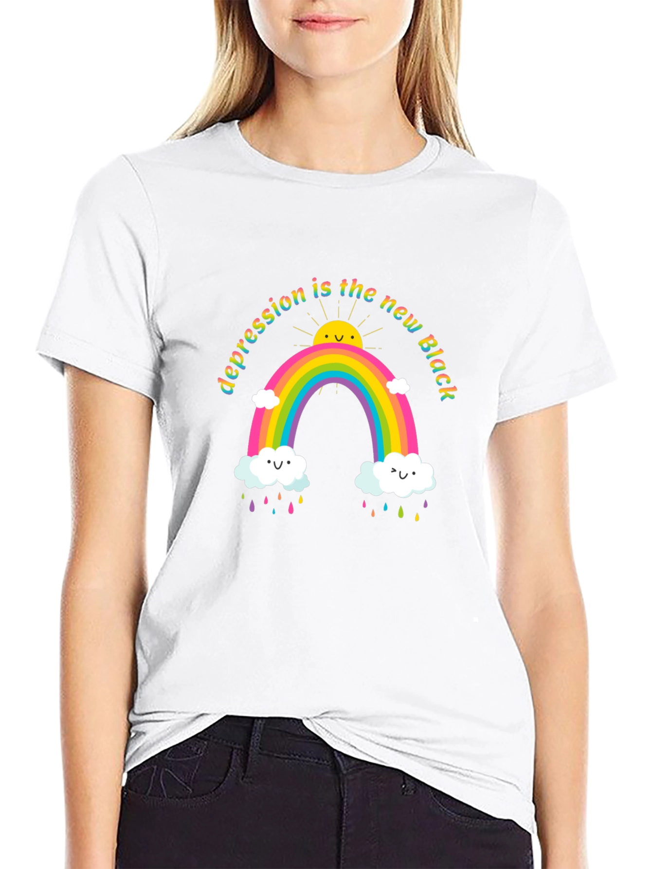 Camiseta Negra Depresión es el Nuevo Negro
