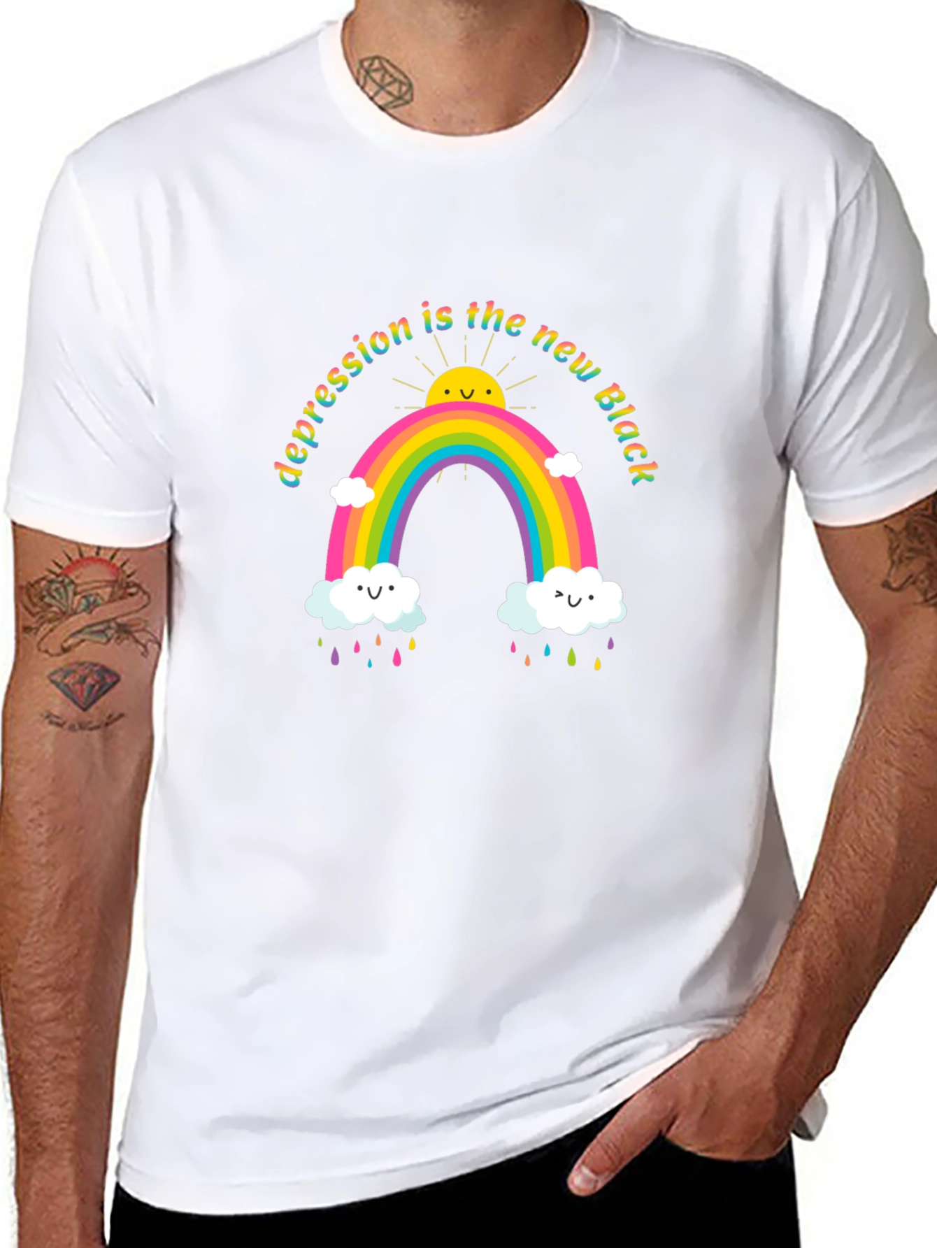Camiseta Negra Depresión es el Nuevo Negro