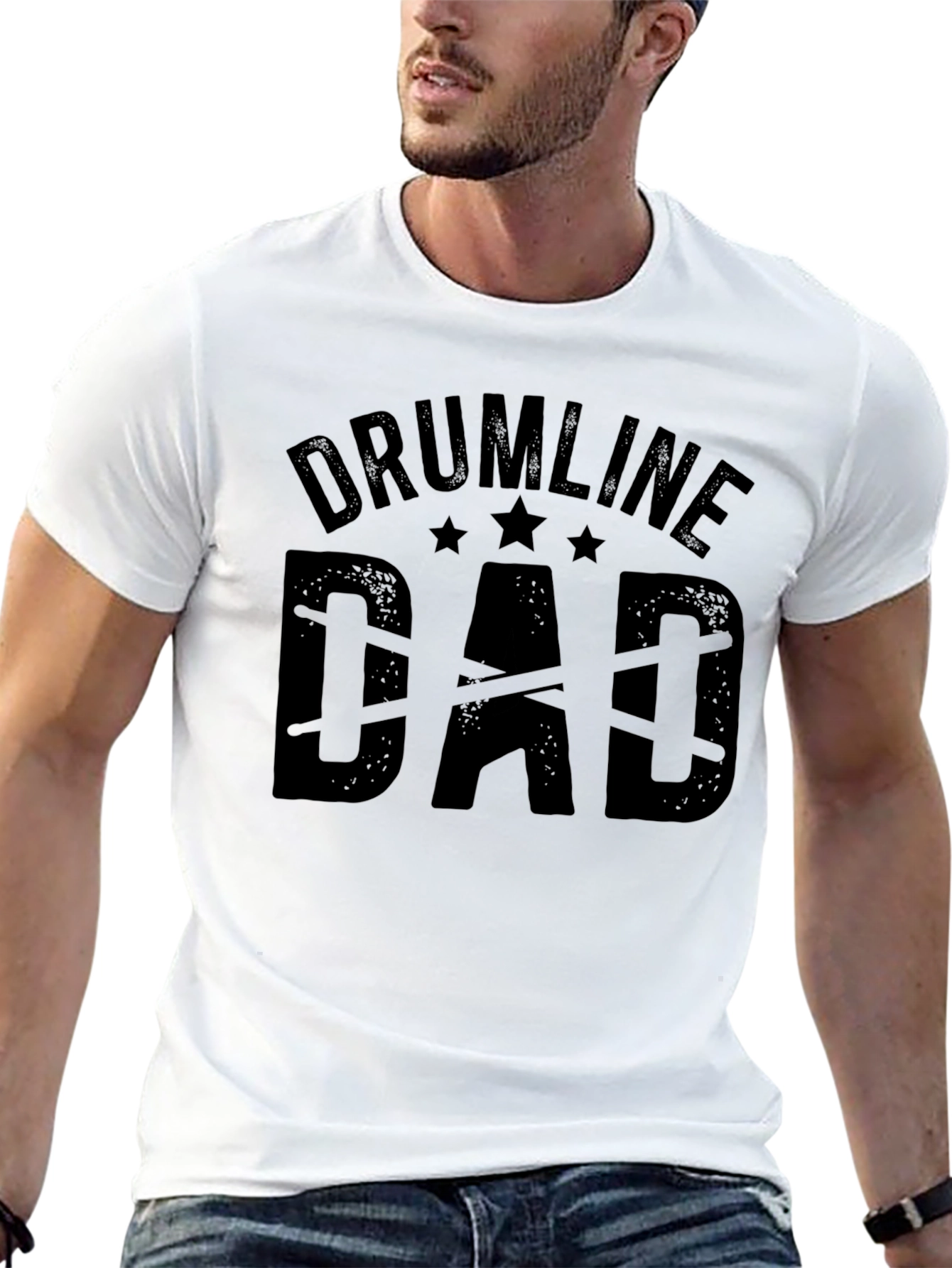 Camiseta Negra Drumline Dad