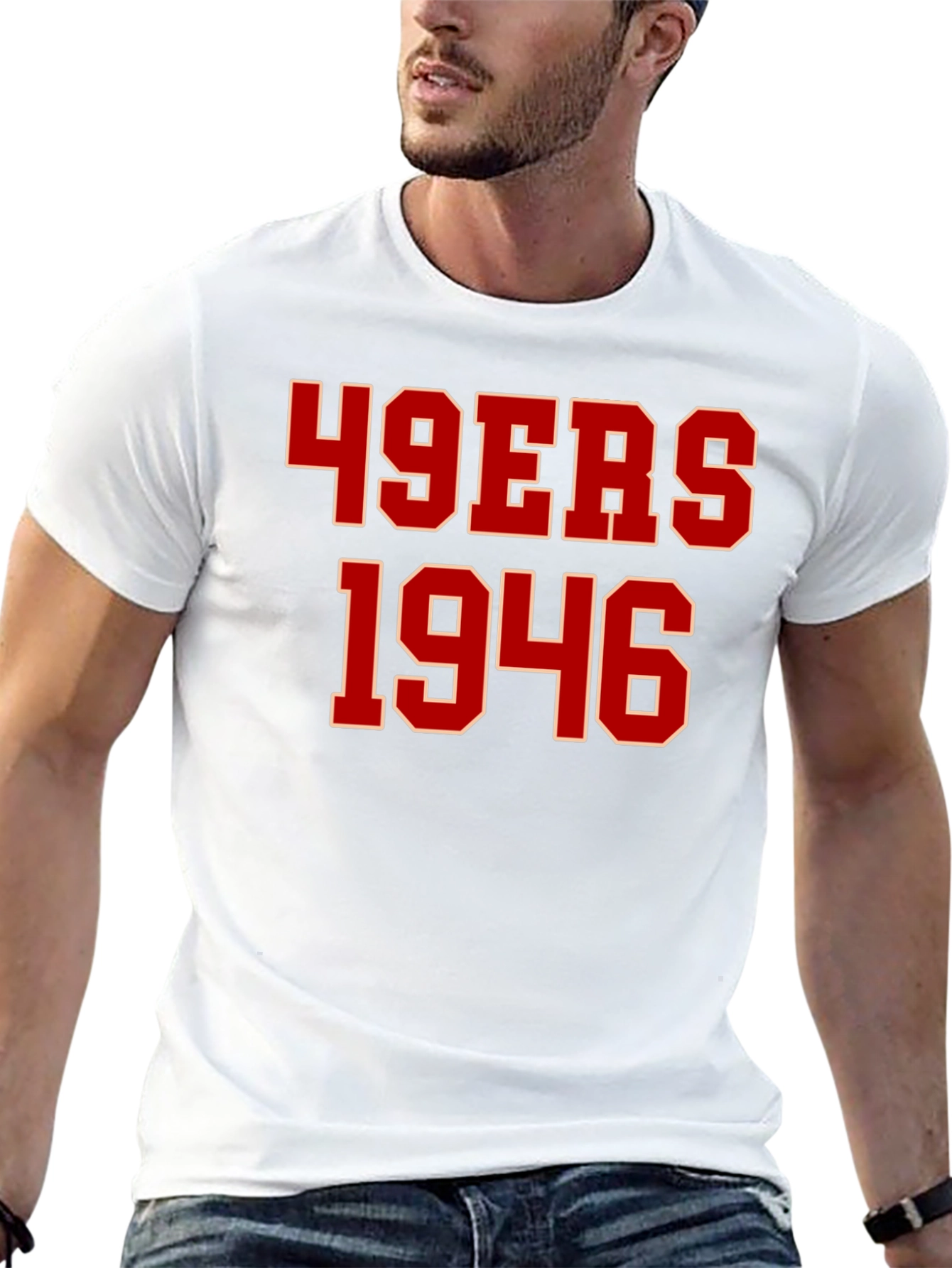 Camiseta 49ers 1946 Negra para Hombre