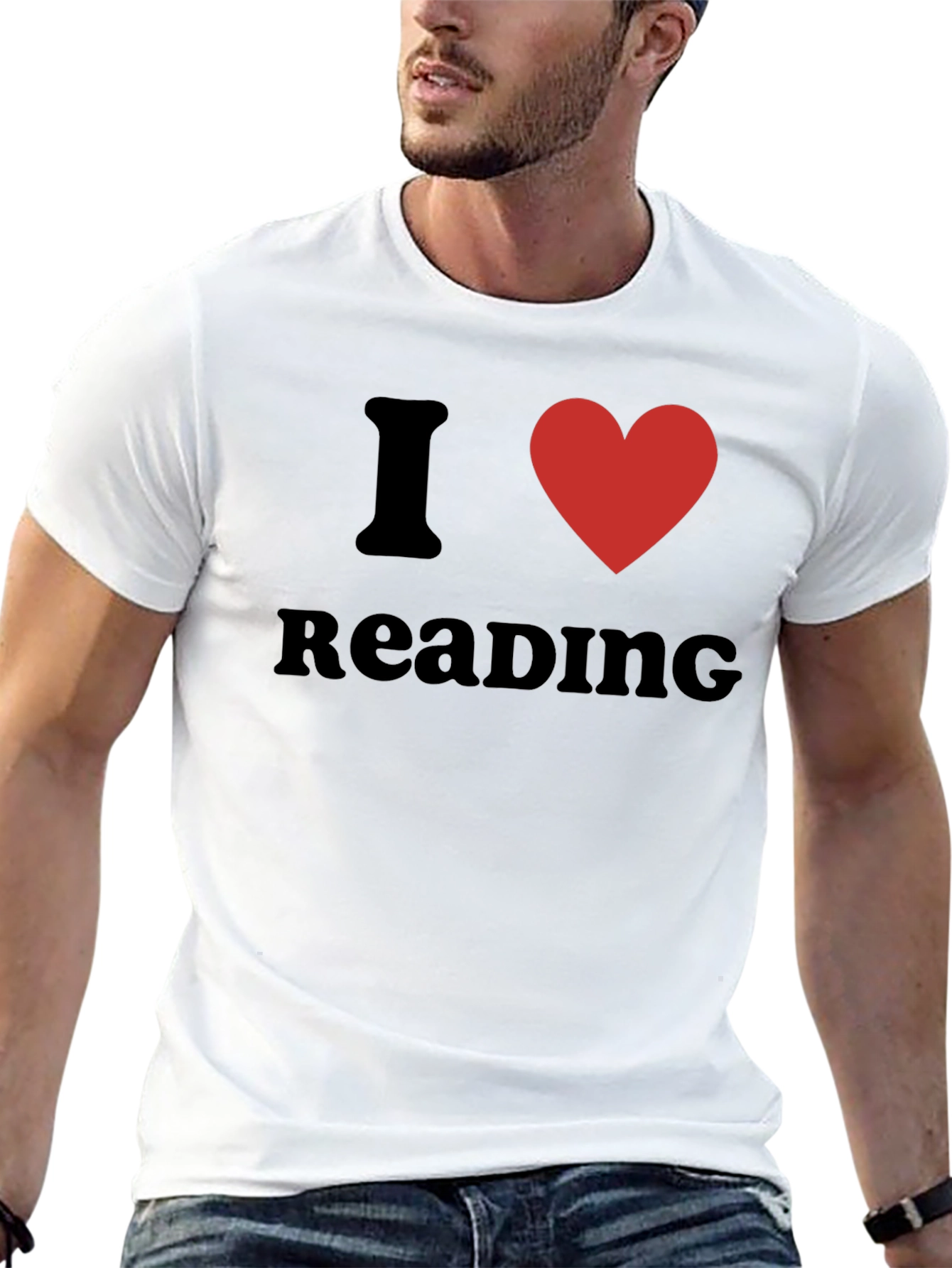 Camiseta Negra Amo Leer para Amantes de la Lectura