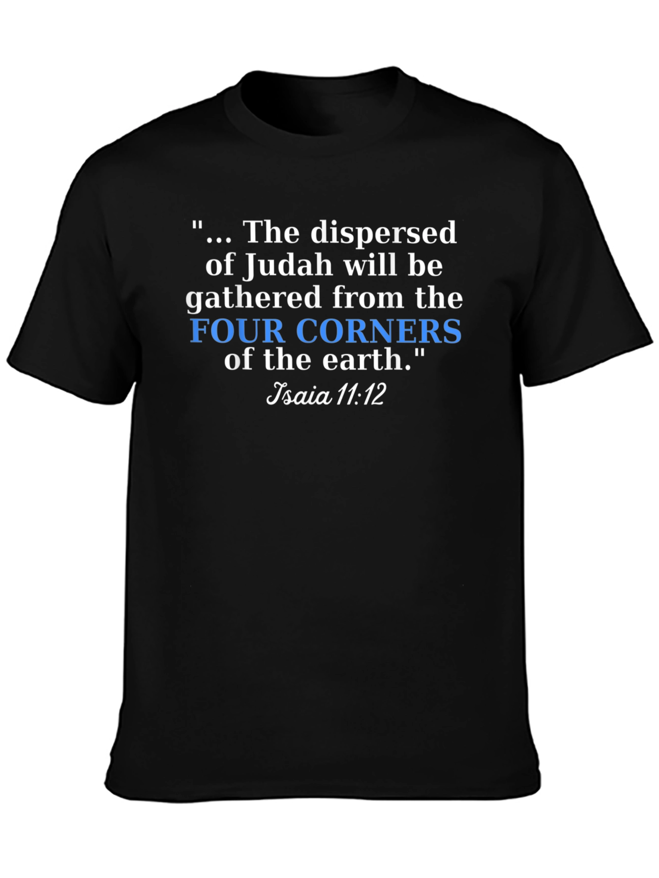 Camiseta Negra: Judá y los Cuatro Rincones