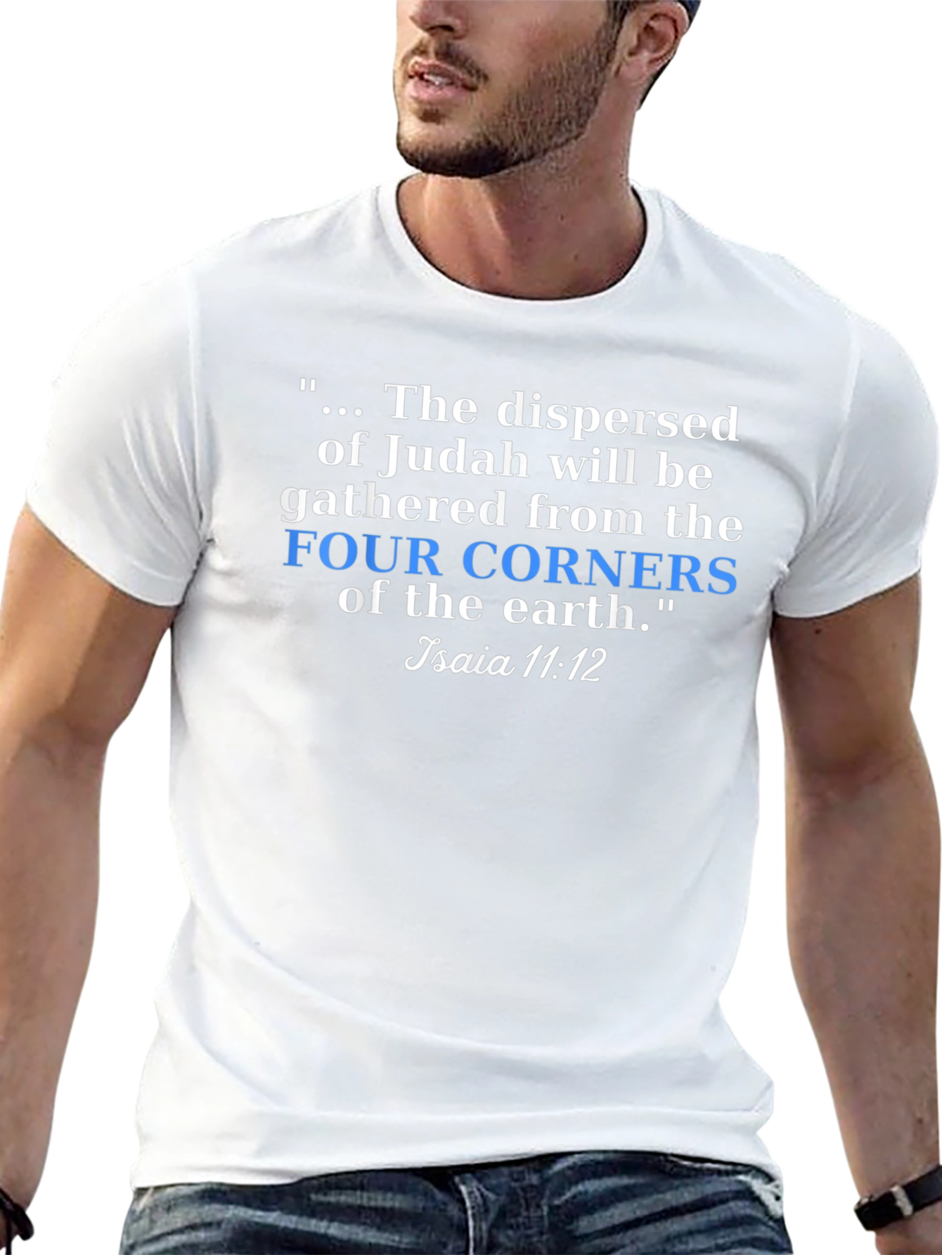 Camiseta Negra: Judá y los Cuatro Rincones