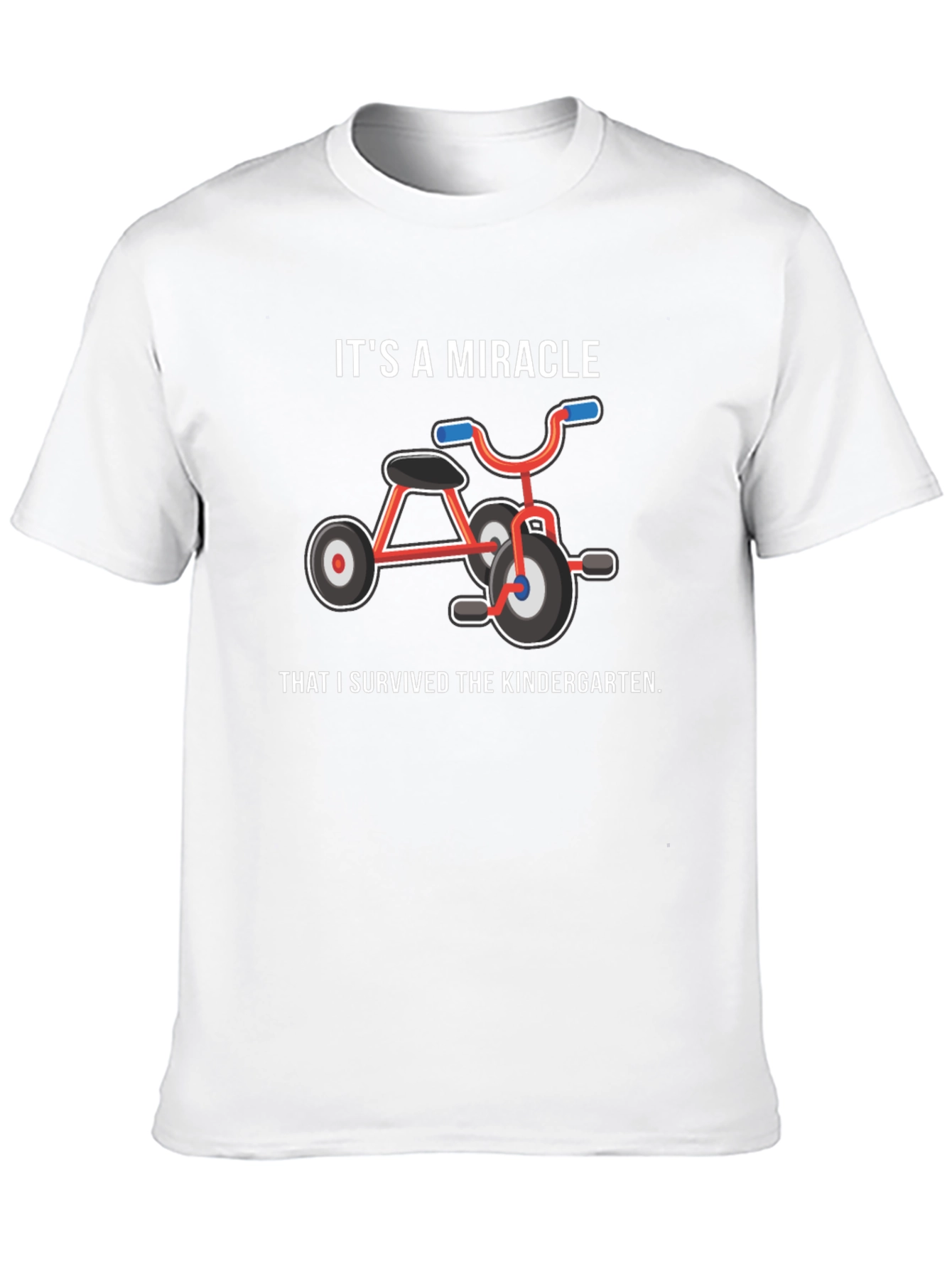 Camiseta Negra: ¡Sobreviví al Jardín de Niños!