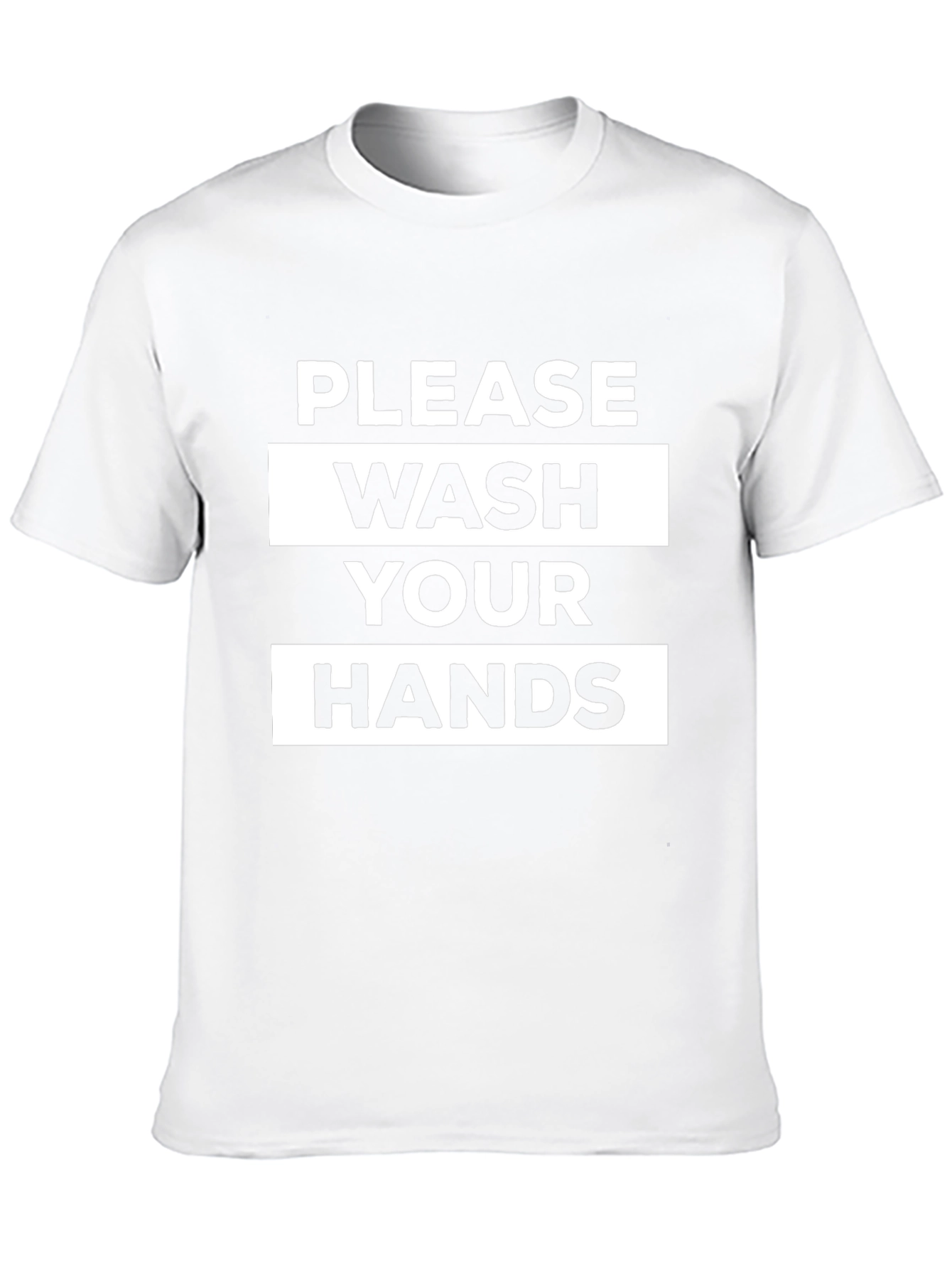 Camiseta Negra: Lávate Las Manos