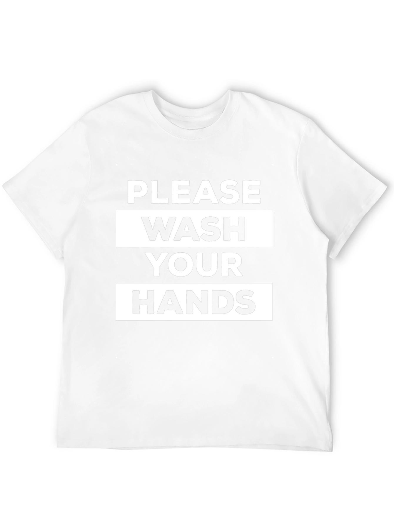 Camiseta Negra: Lávate Las Manos