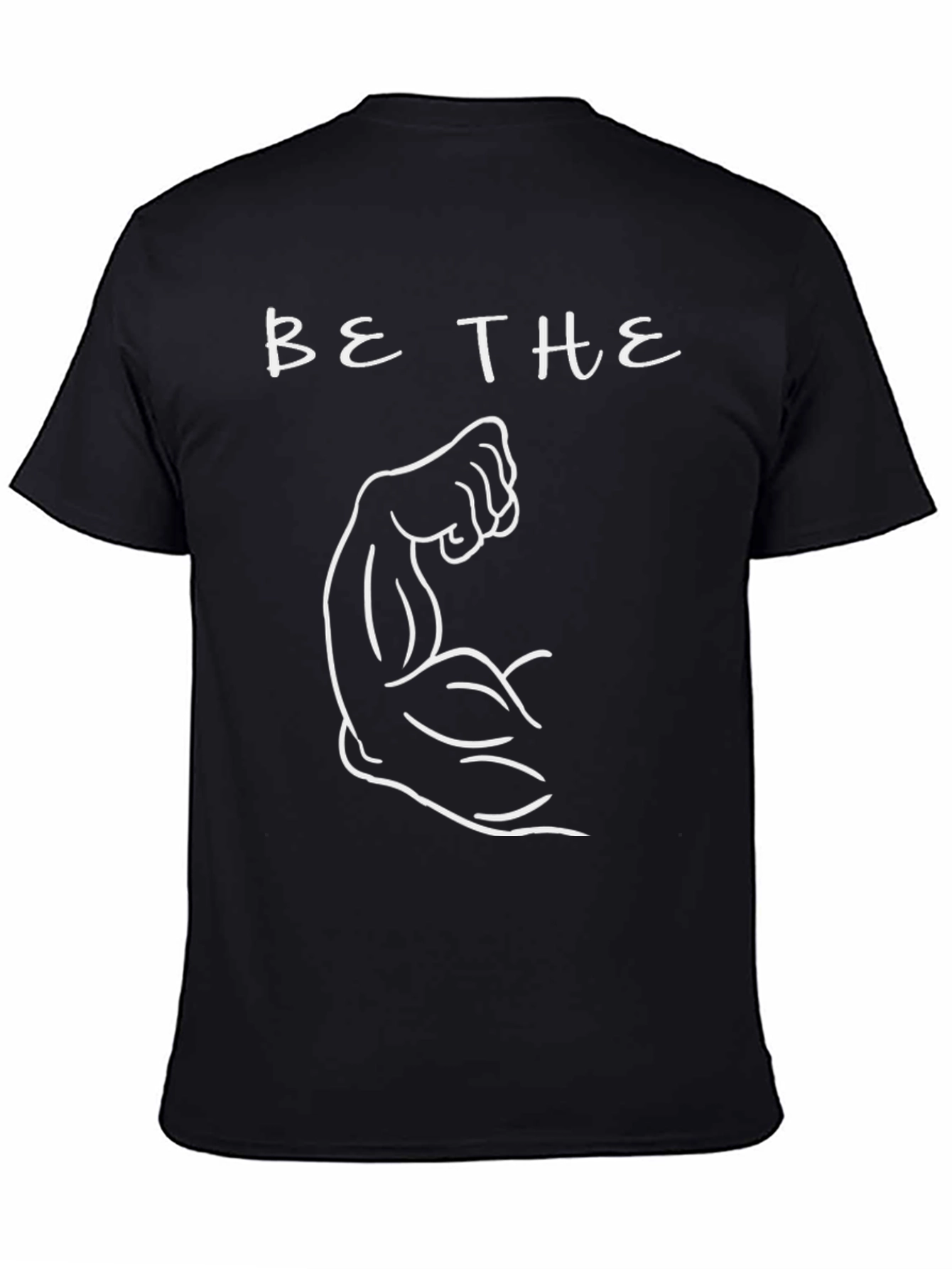 Camiseta Negra Be The Muscle para Hombre