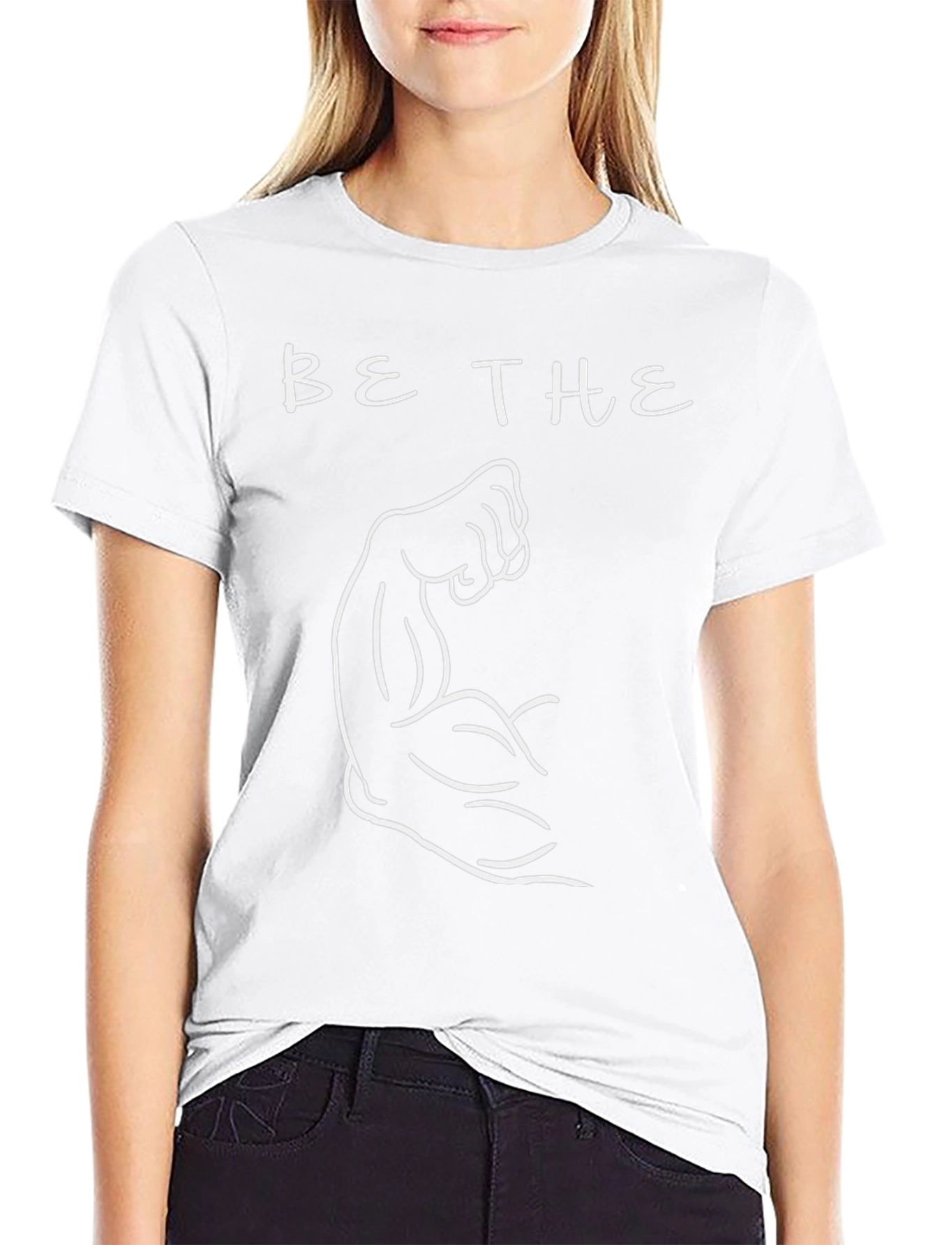 Camiseta Negra Be The Muscle para Hombre