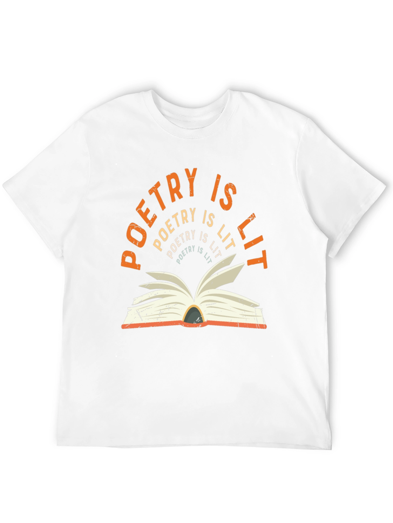 Camiseta Poetry is Lit - Diseño Literario Original