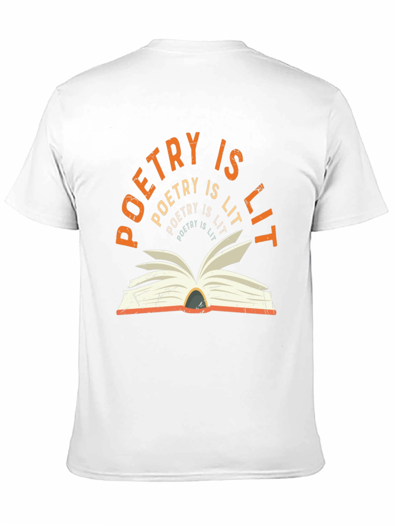Camiseta Poetry is Lit - Diseño Literario Original