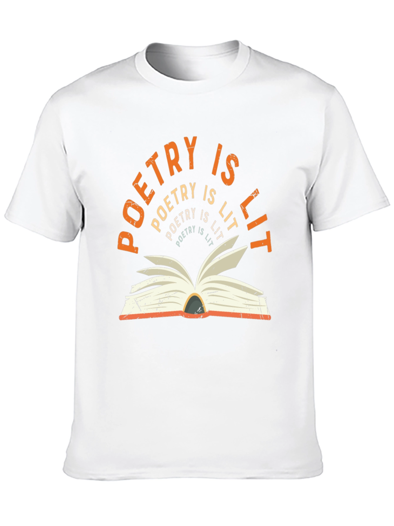 Camiseta Poetry is Lit - Diseño Literario Original