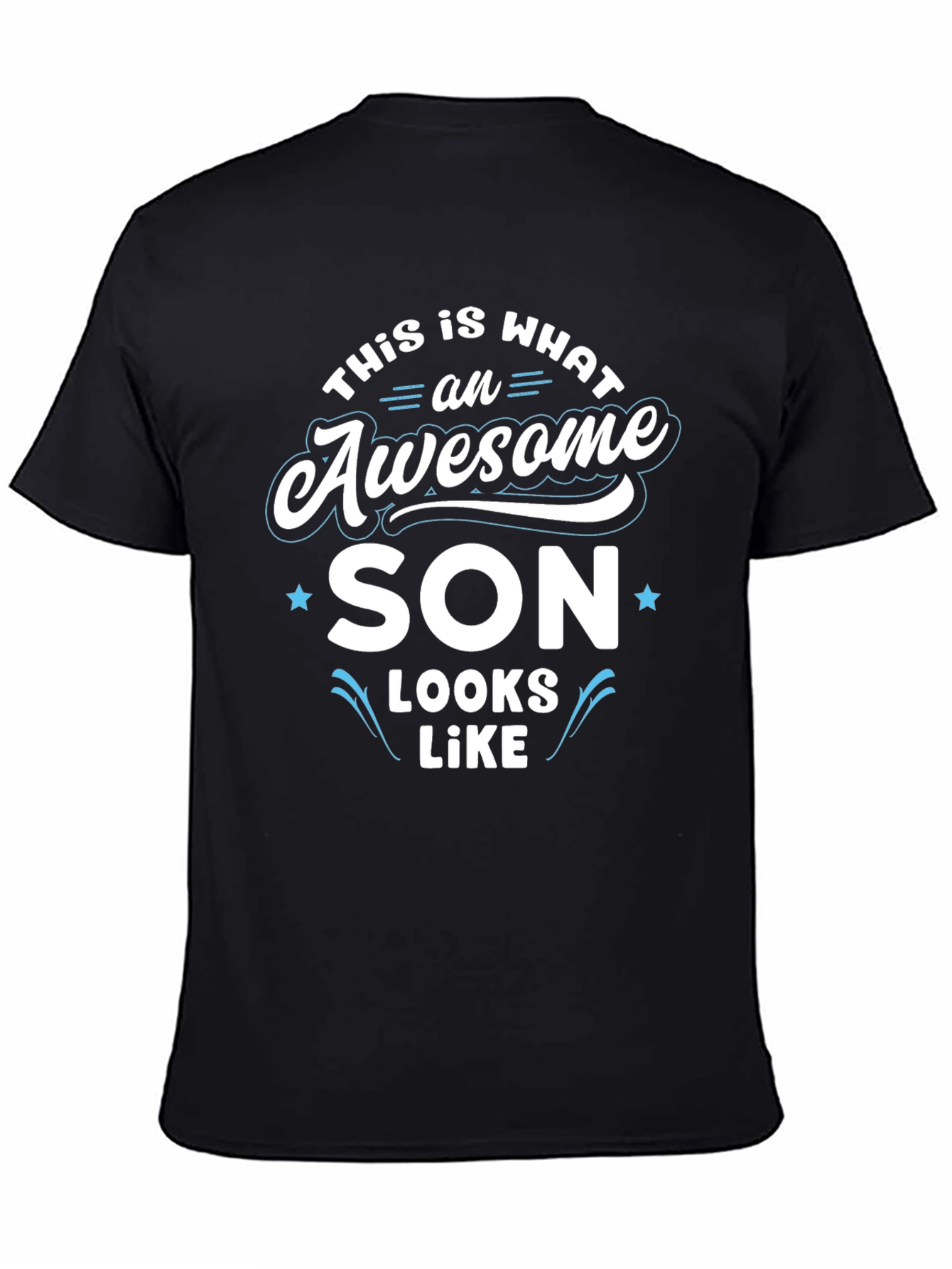 Camiseta Negra: Así luce un hijo impresionante