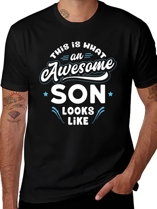 Camiseta Negra: Así luce un hijo impresionante