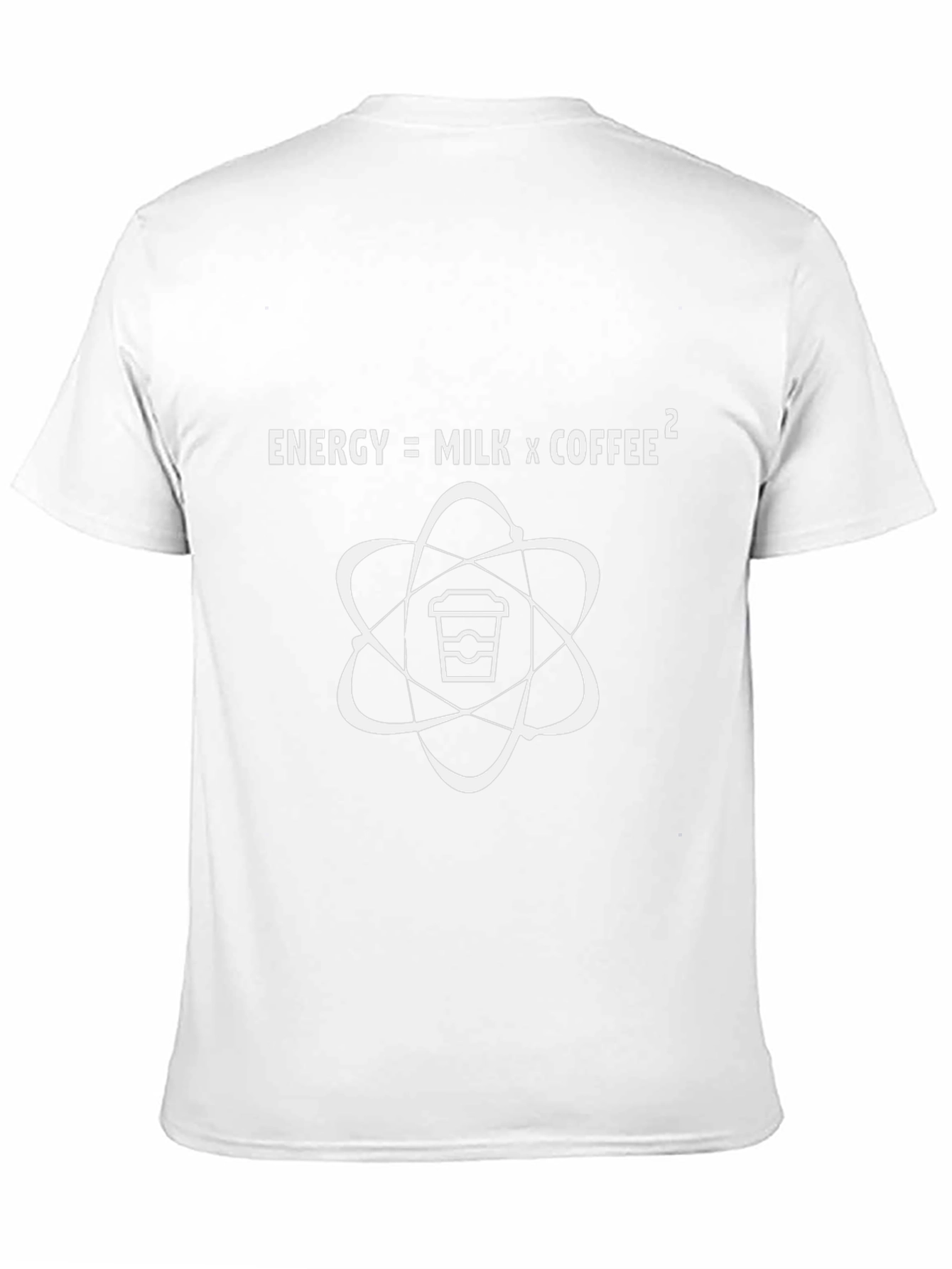 Camiseta Negra con Fórmula de Energía de Café
