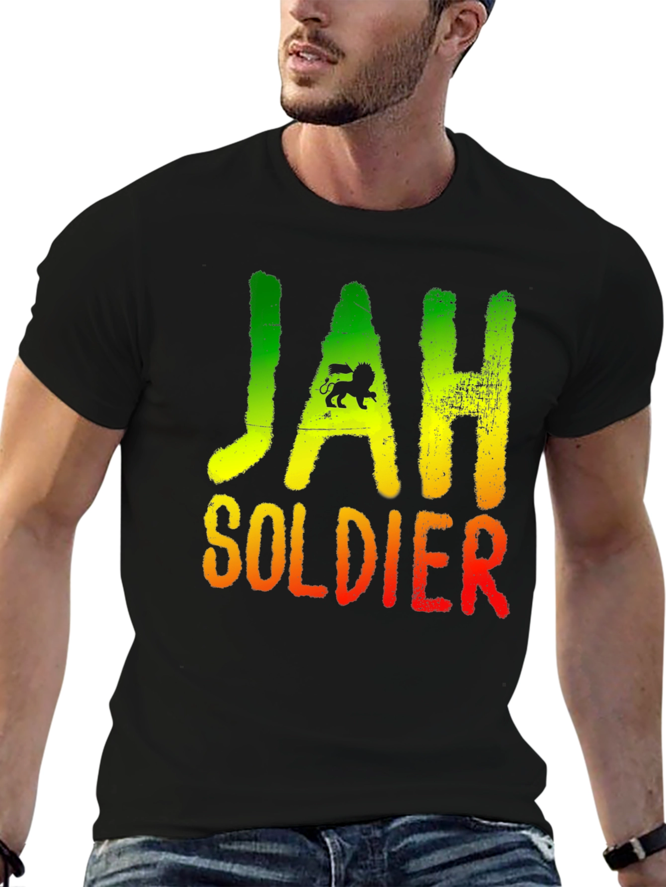 Camiseta Rastafari Jah Soldier - Estilo y Actitud