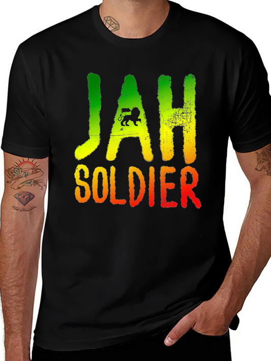 Camiseta Rastafari Jah Soldier - Estilo y Actitud