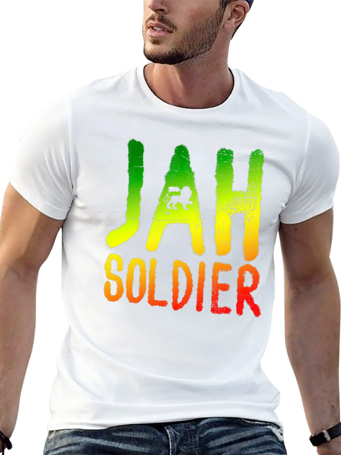 Camiseta Rastafari Jah Soldier - Estilo y Actitud