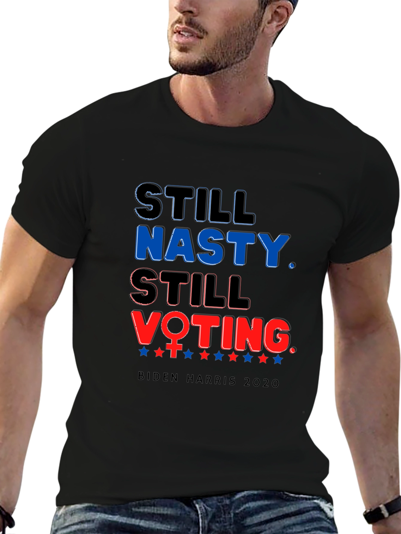 Camiseta Still Nasty Still Voting Biden Harris 2020