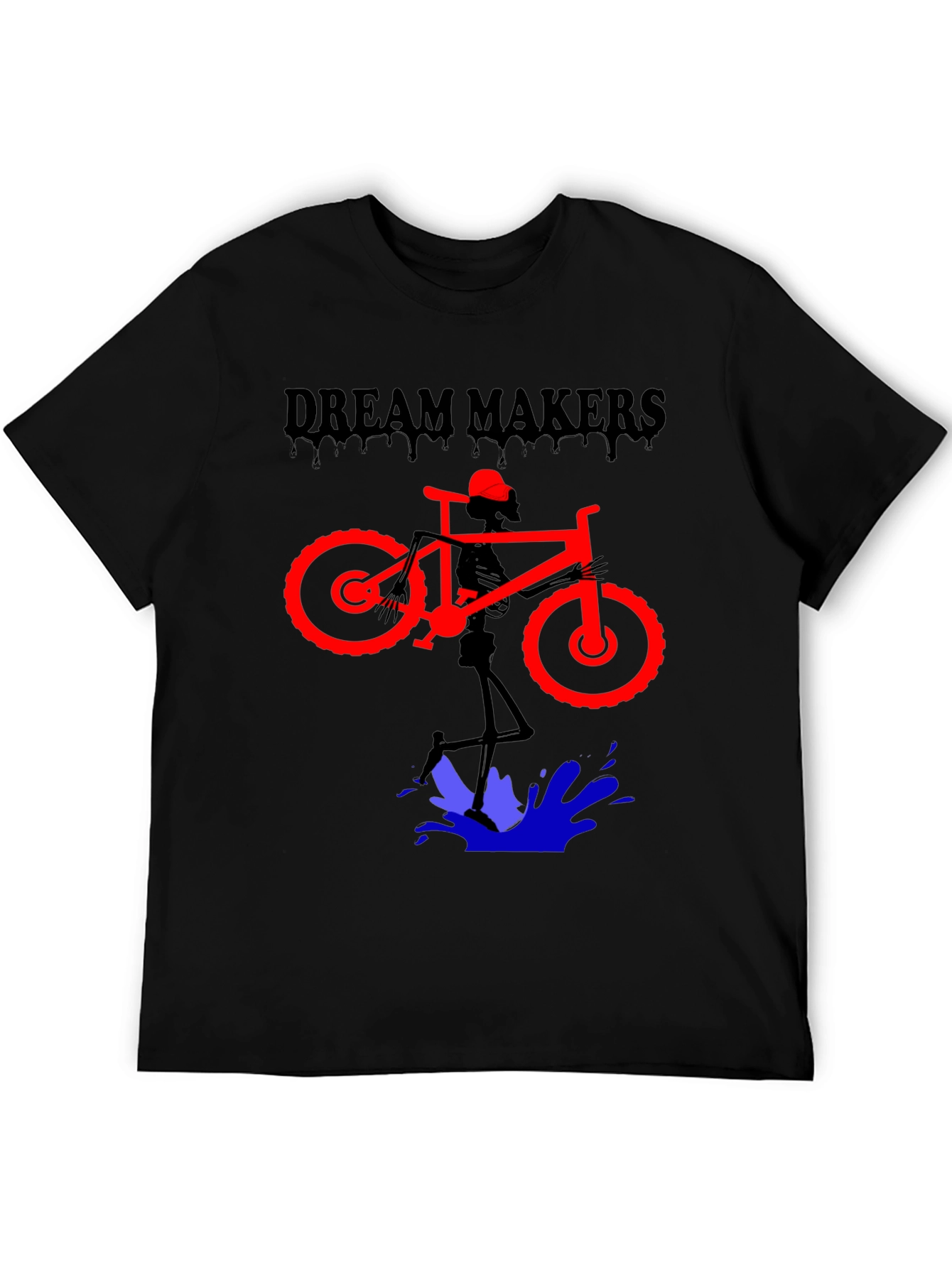 Camiseta Negra Diseño Dream Makers