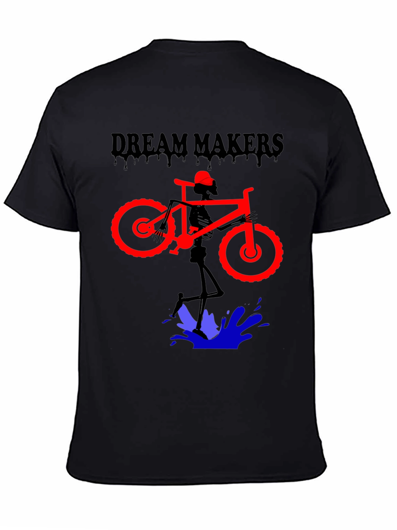 Camiseta Negra Diseño Dream Makers