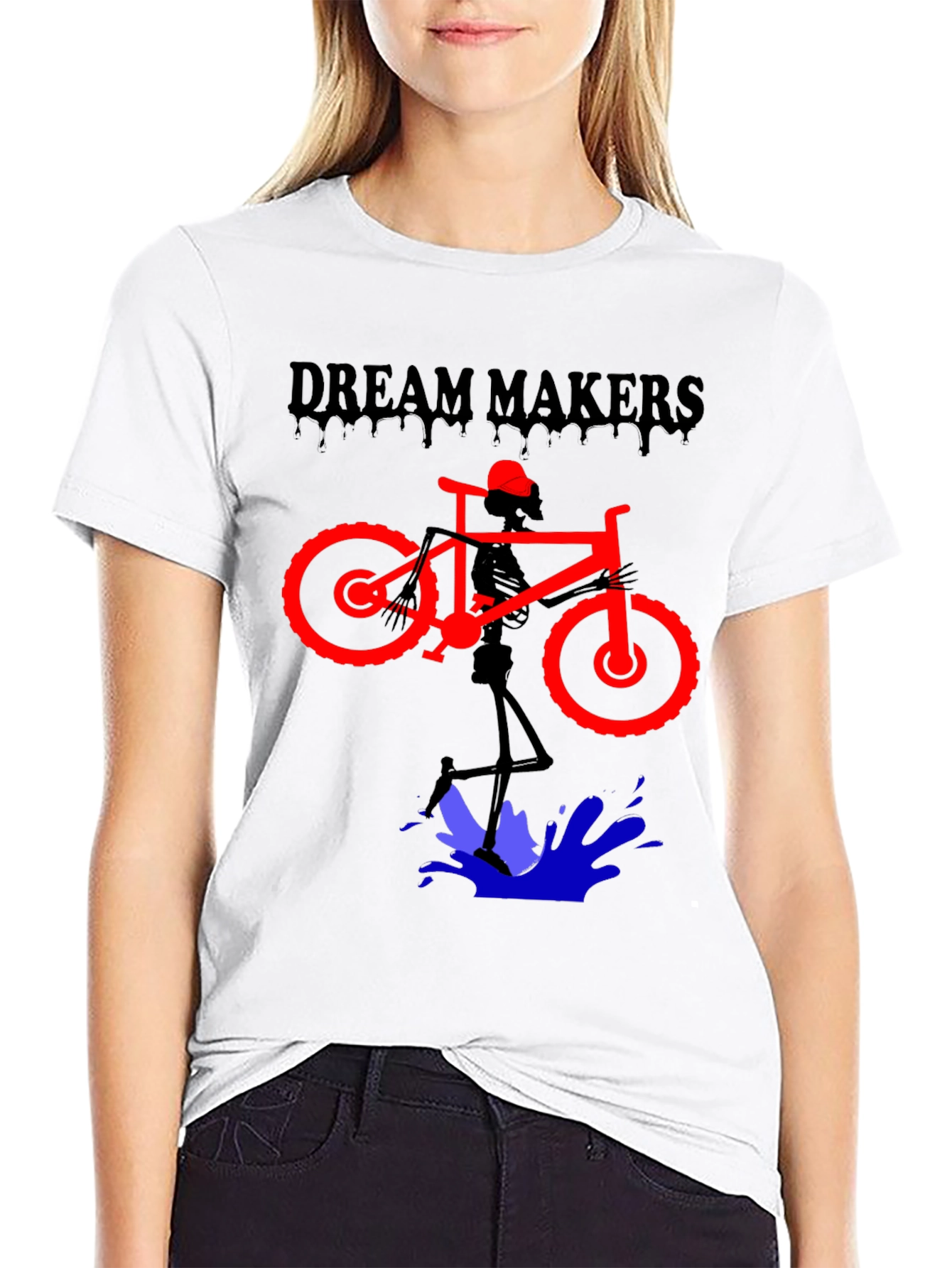 Camiseta Negra Diseño Dream Makers