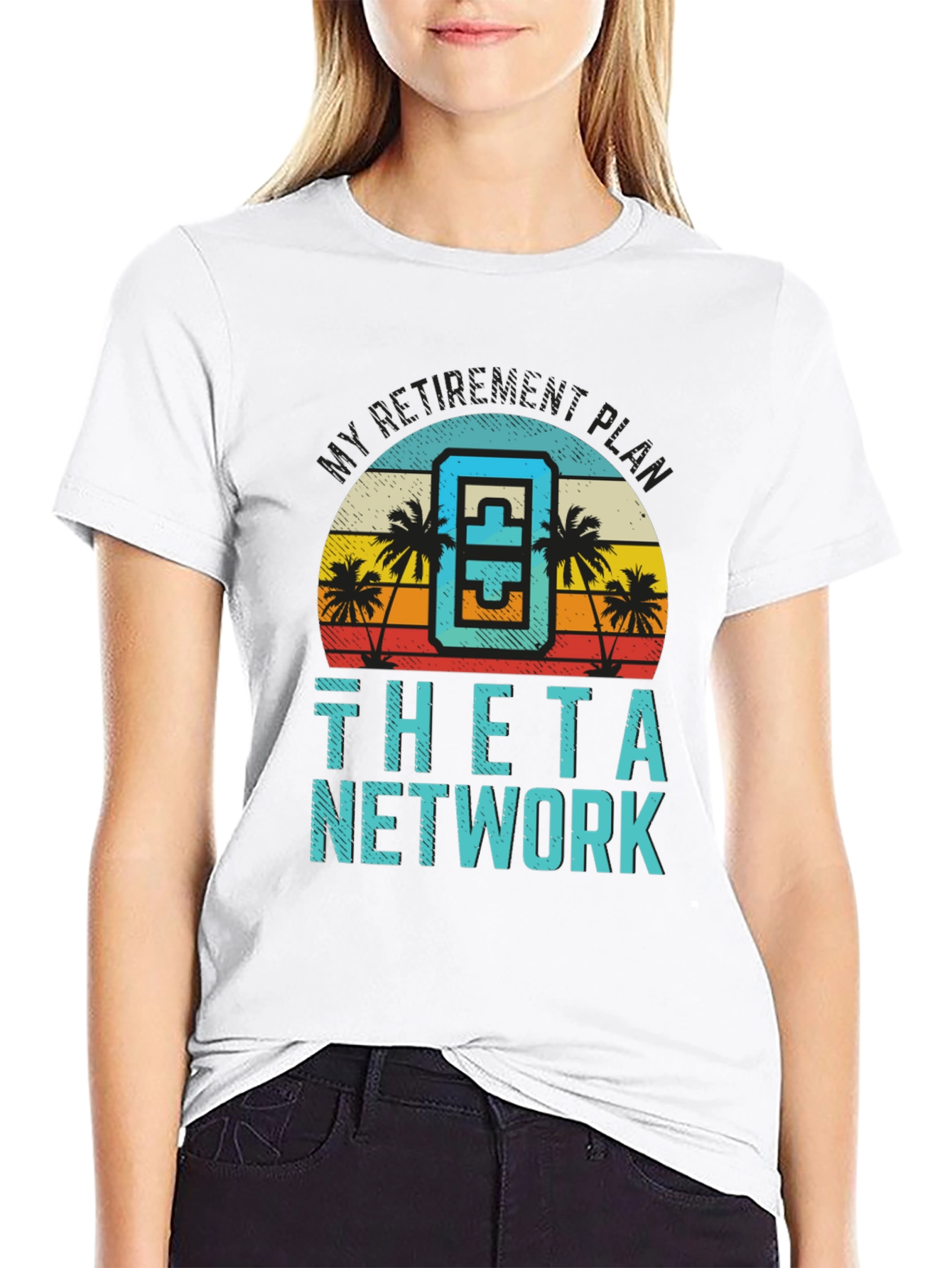 Camiseta Theta Network - Plan de Retiro Divertido