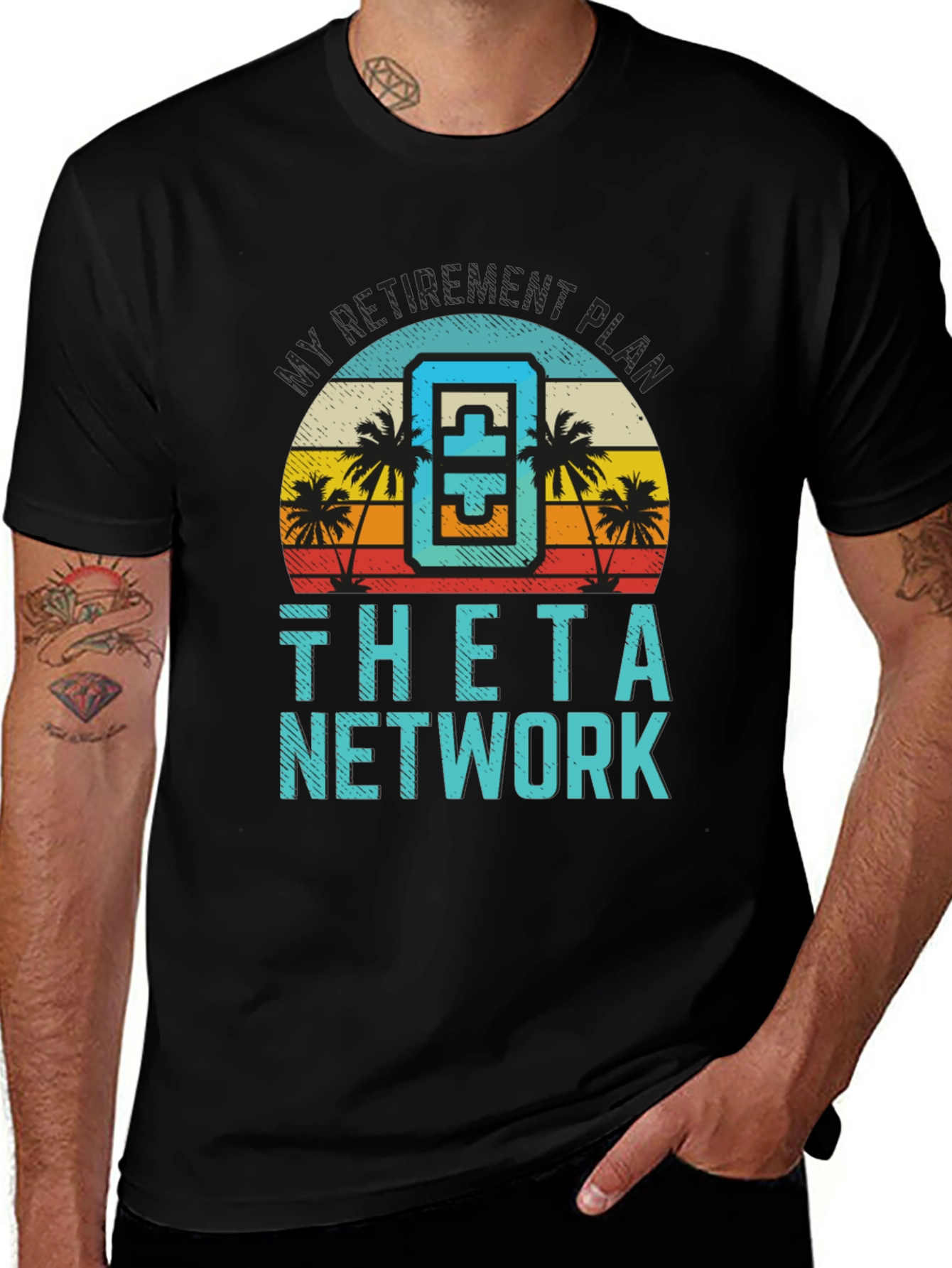 Camiseta Theta Network - Plan de Retiro Divertido