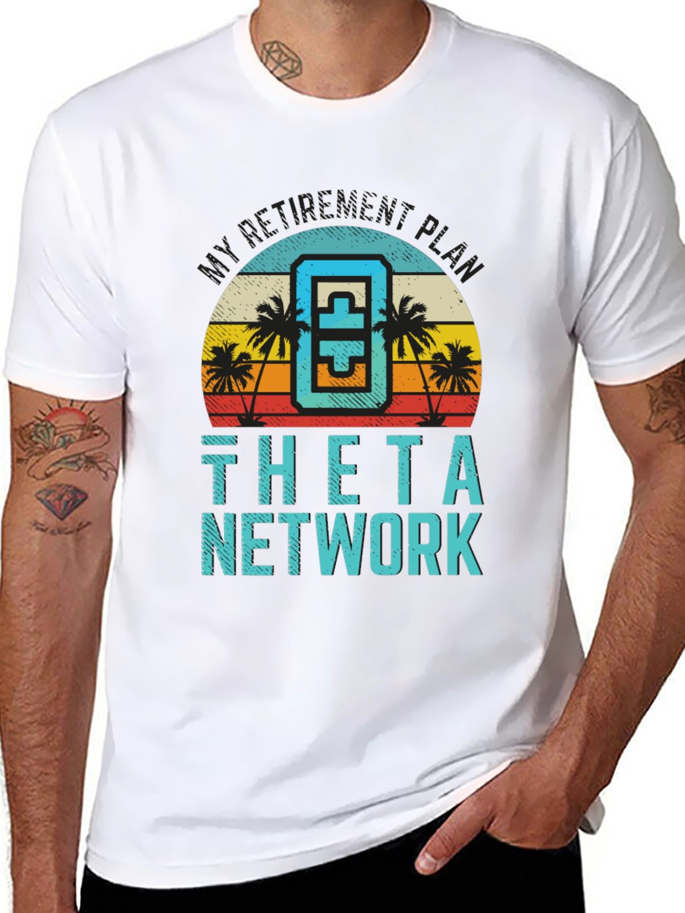 Camiseta Theta Network - Plan de Retiro Divertido