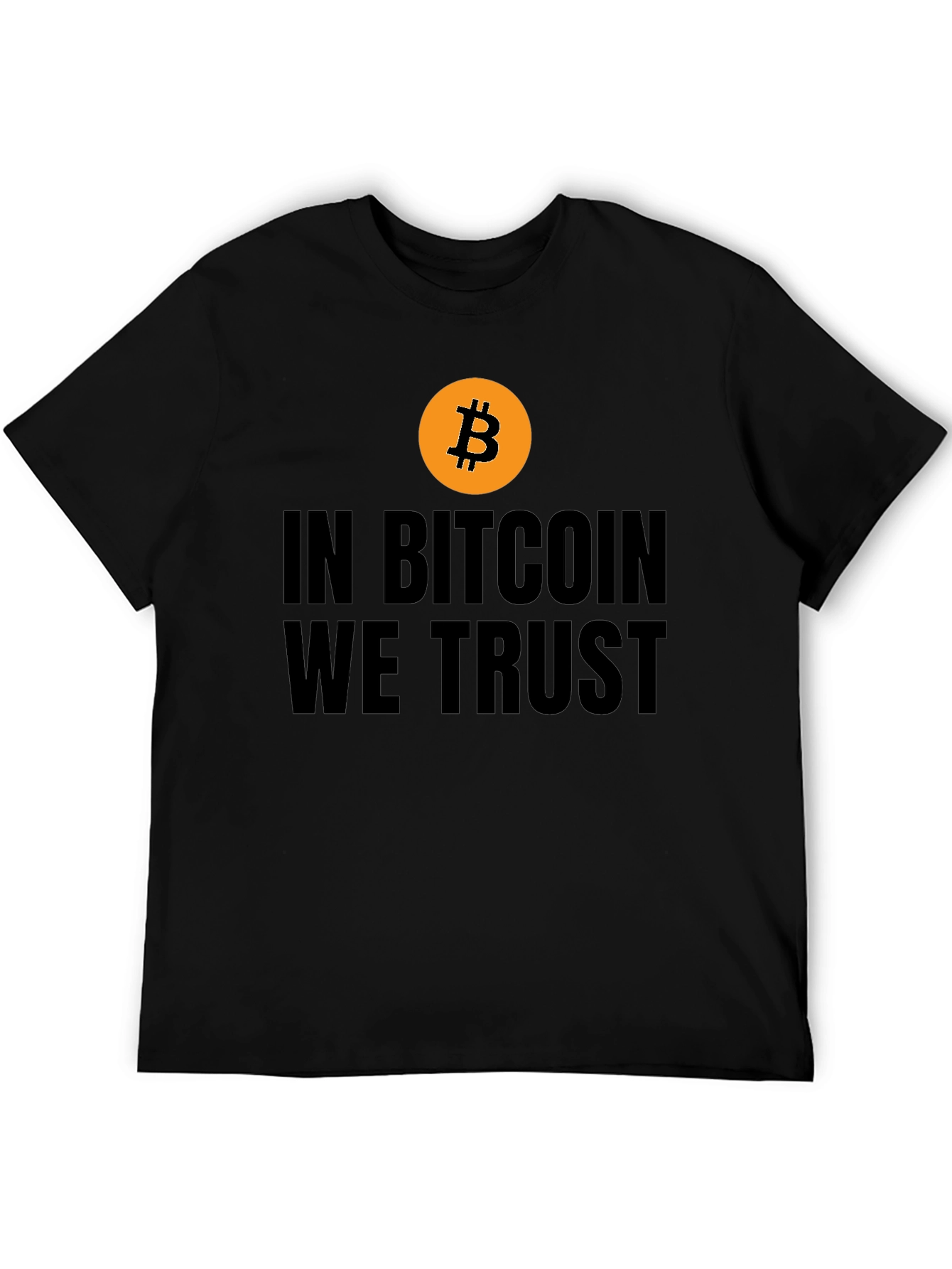 Camiseta Bitcoin: In Bitcoin We Trust - Diseño Cripto