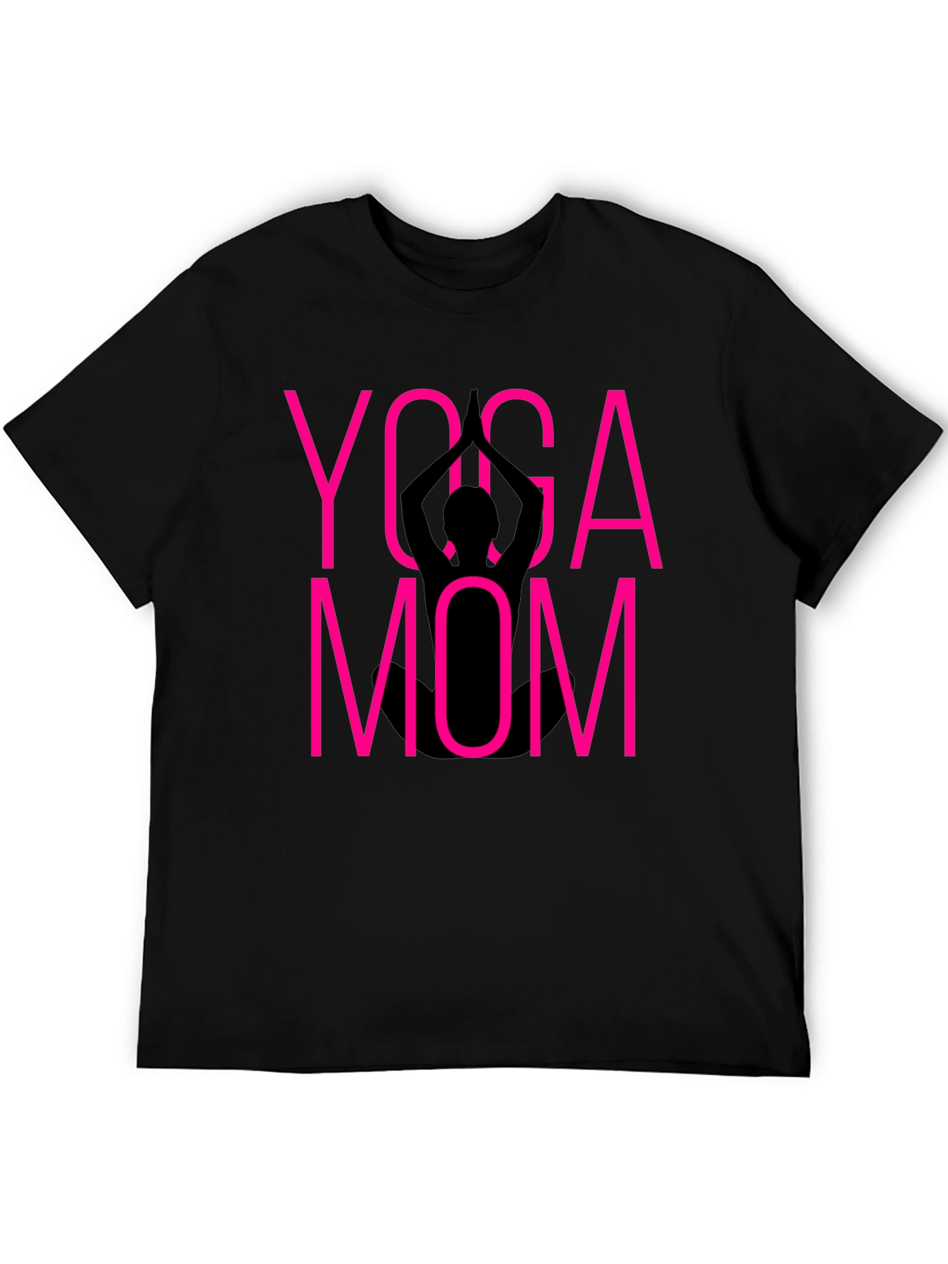 Camiseta Yoga Mom Negra