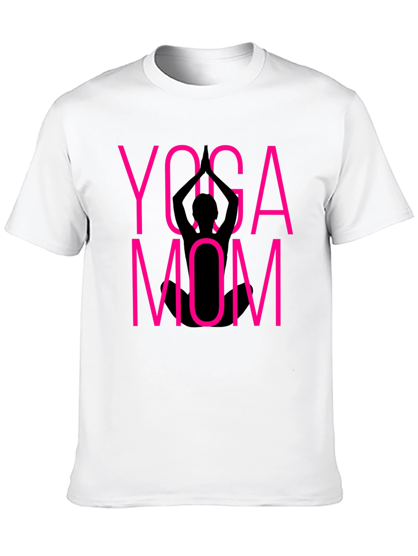 Camiseta Yoga Mom Negra
