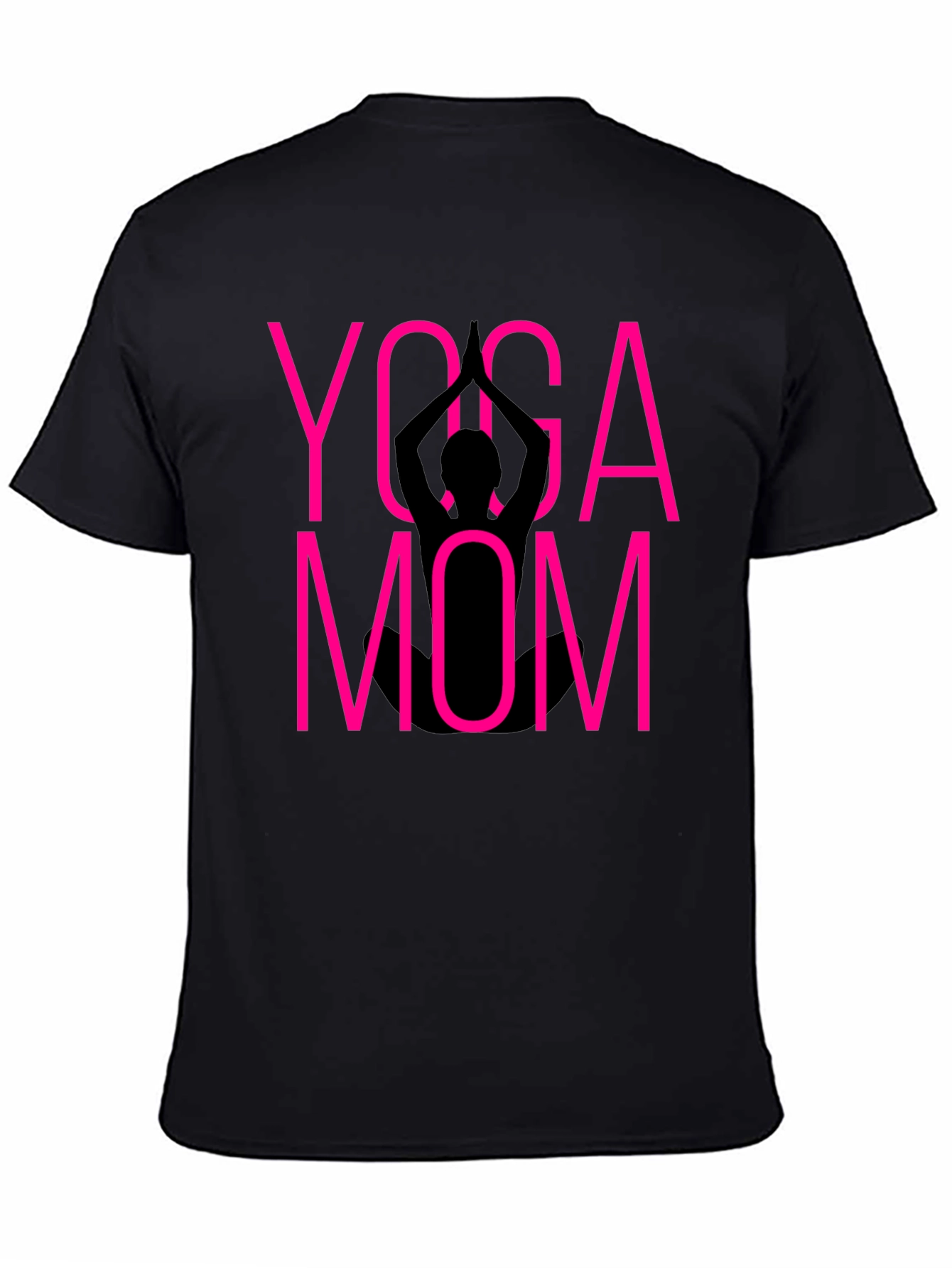 Camiseta Yoga Mom Negra